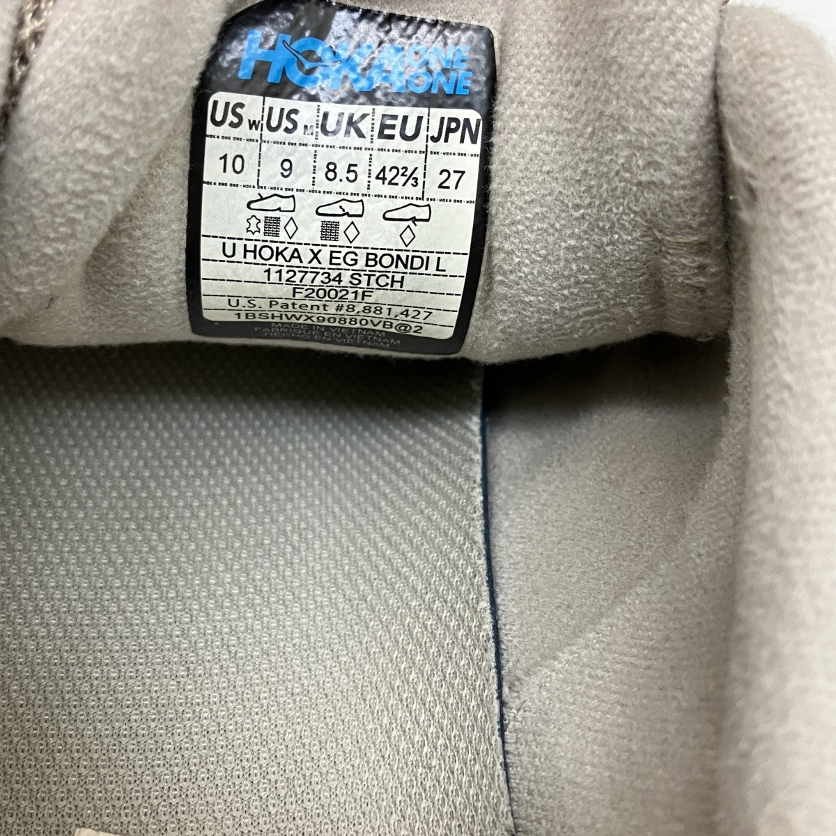 HOKAONEONE BONDI LスニーカーF20021F 古着・中古-7枚目のアイテム画像