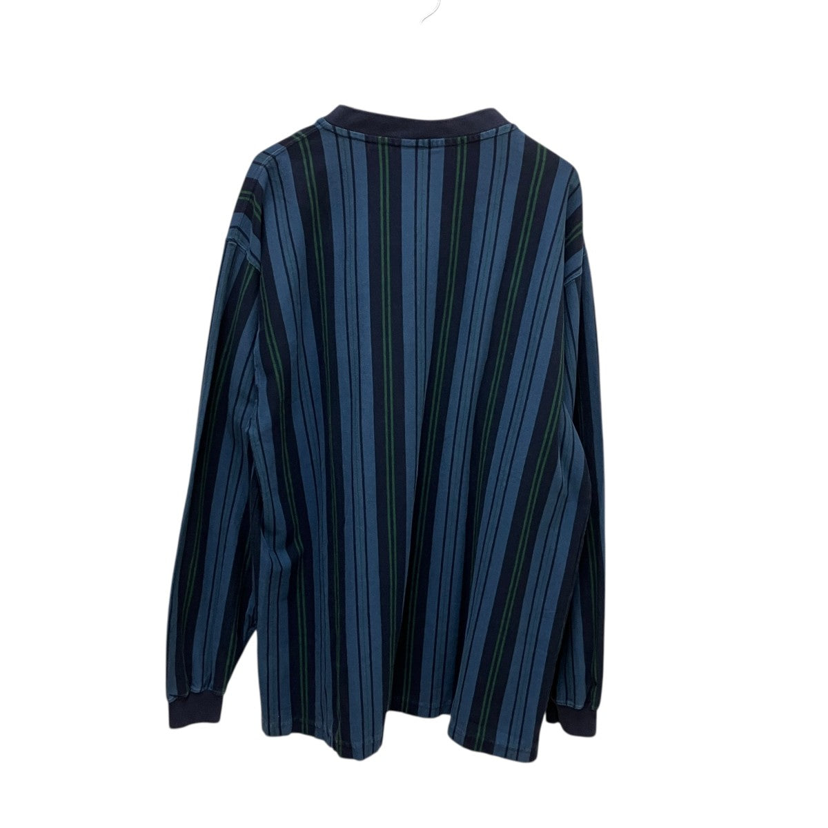 Eddie Bauer ストライプヘンリーネックカットソー 古着・中古-3枚目のアイテム画像