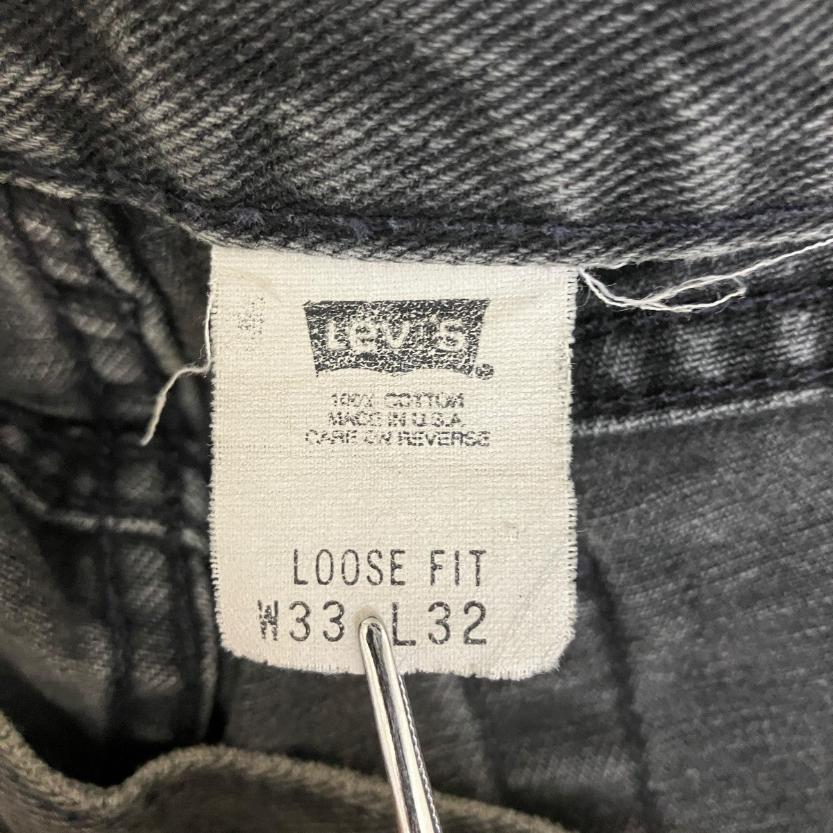 LEVI’S 00’ｓVintageデニムパンツ 古着・中古-8枚目のアイテム画像