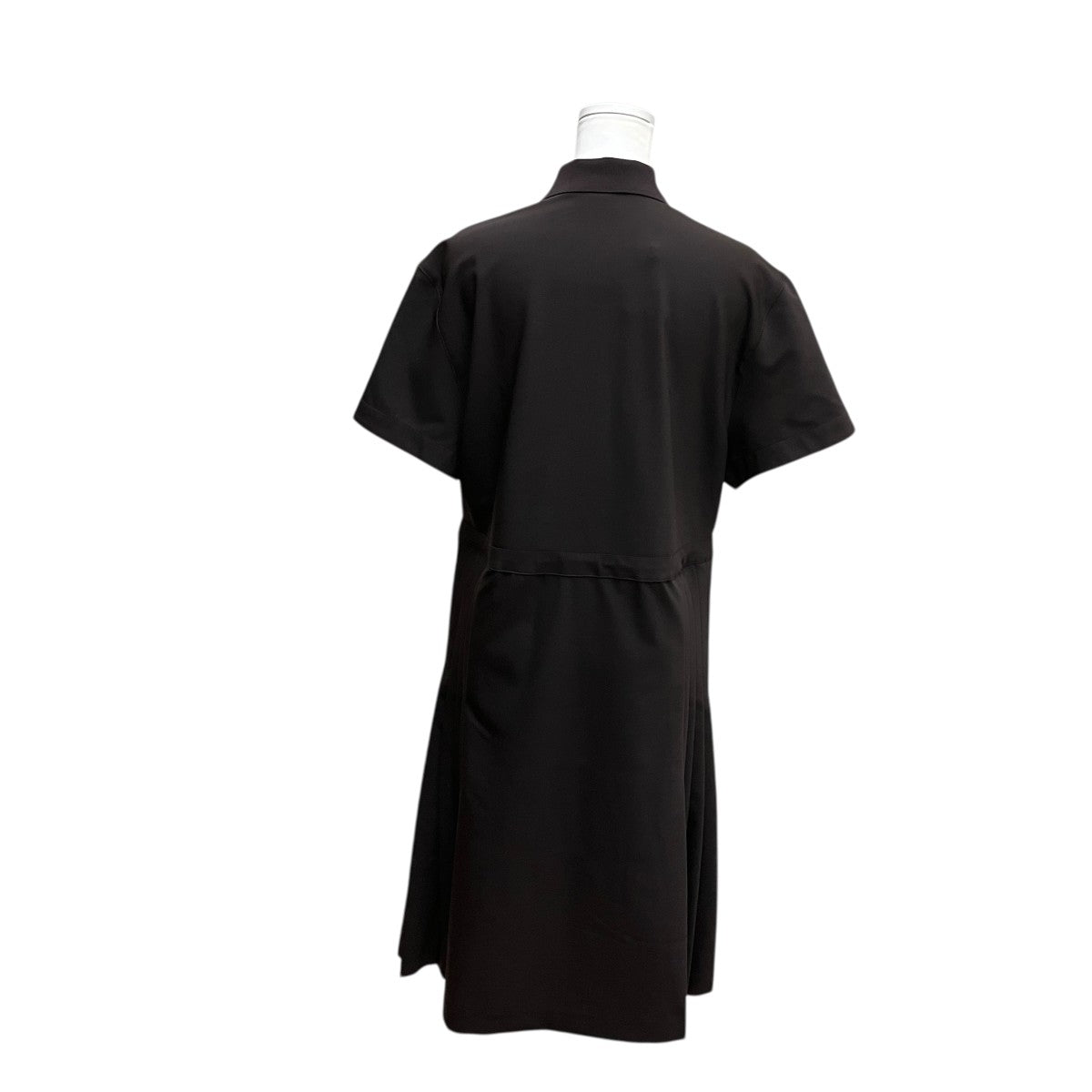 LACOSTE ウールブレンド サイドプリーツポロドレスEF6837 古着・中古-4枚目のアイテム画像
