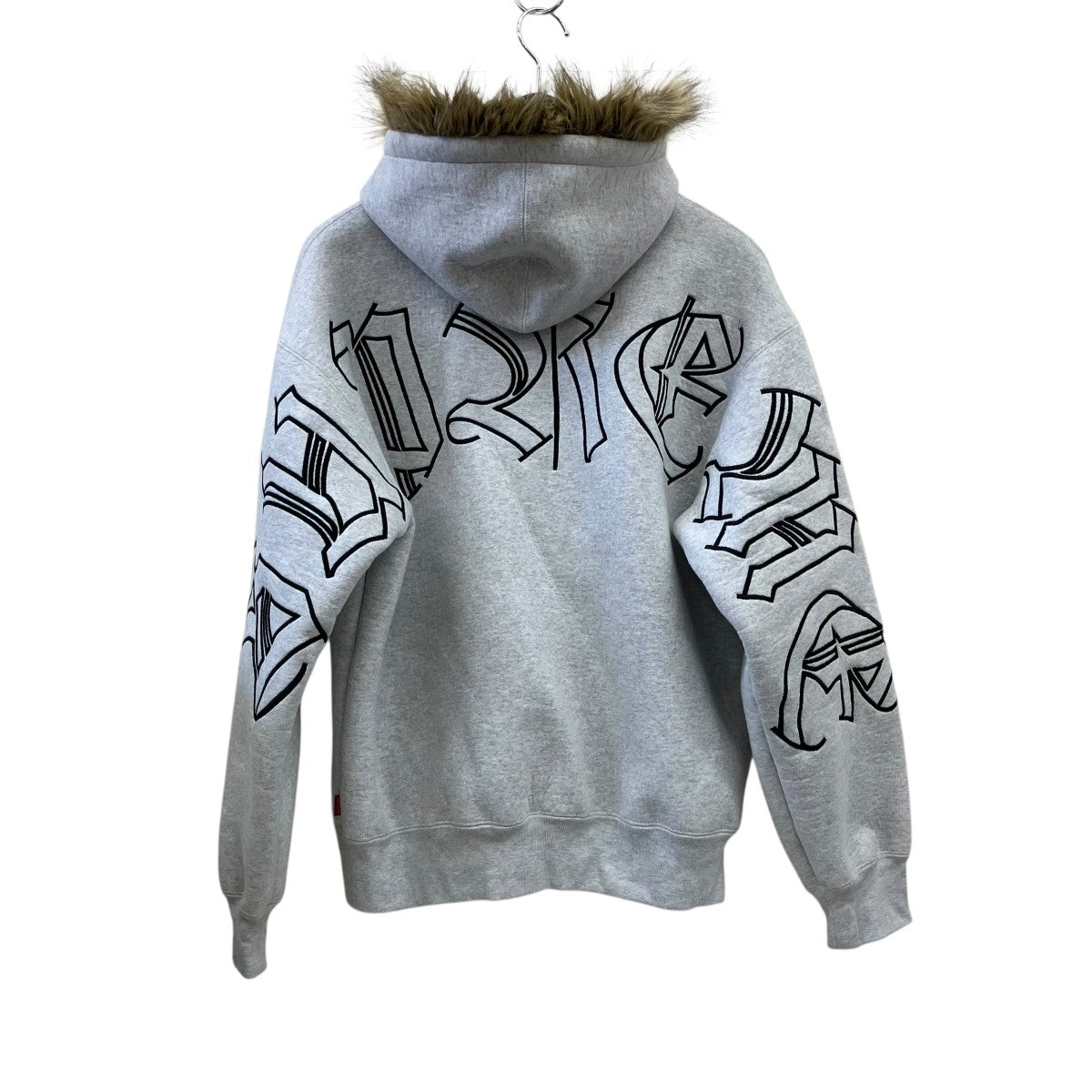 ファー付パーカーFaux Fur Zipup hoodedsweatshirt