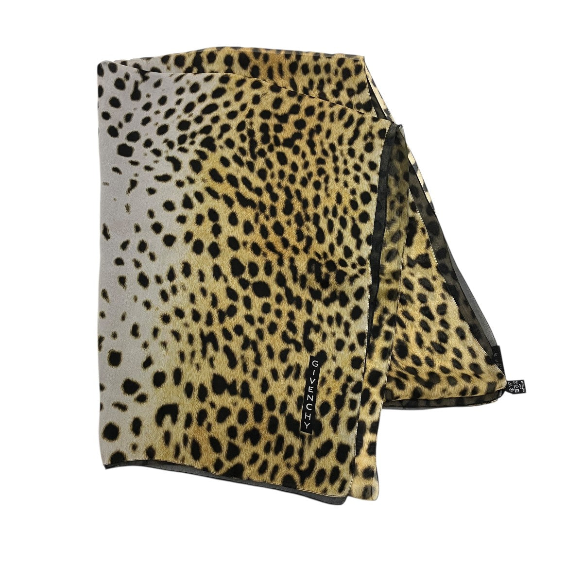 GIVENCHY レオパードシルクストール 古着・中古-1枚目のアイテム画像