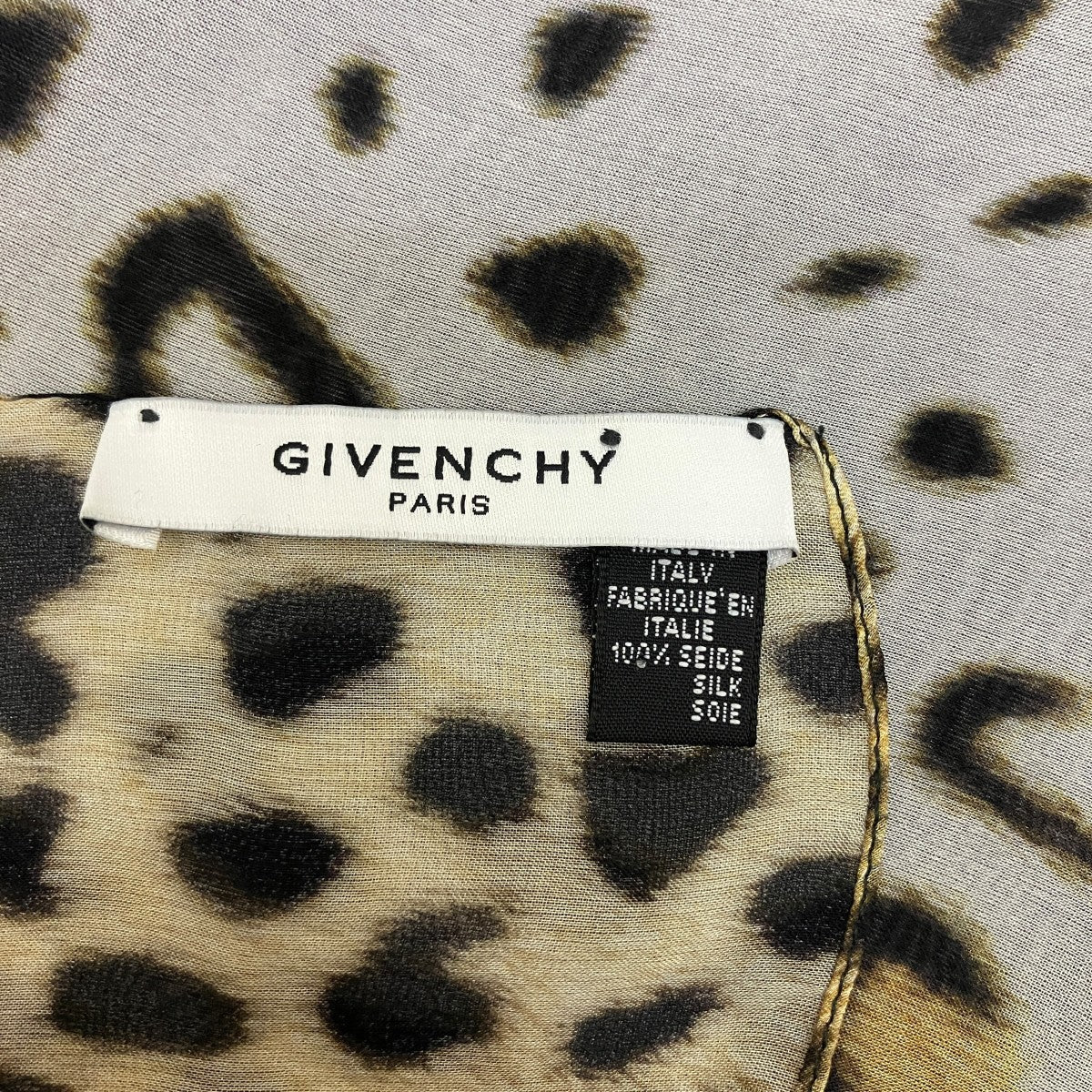 GIVENCHY レオパードシルクストール 古着・中古-5枚目のアイテム画像