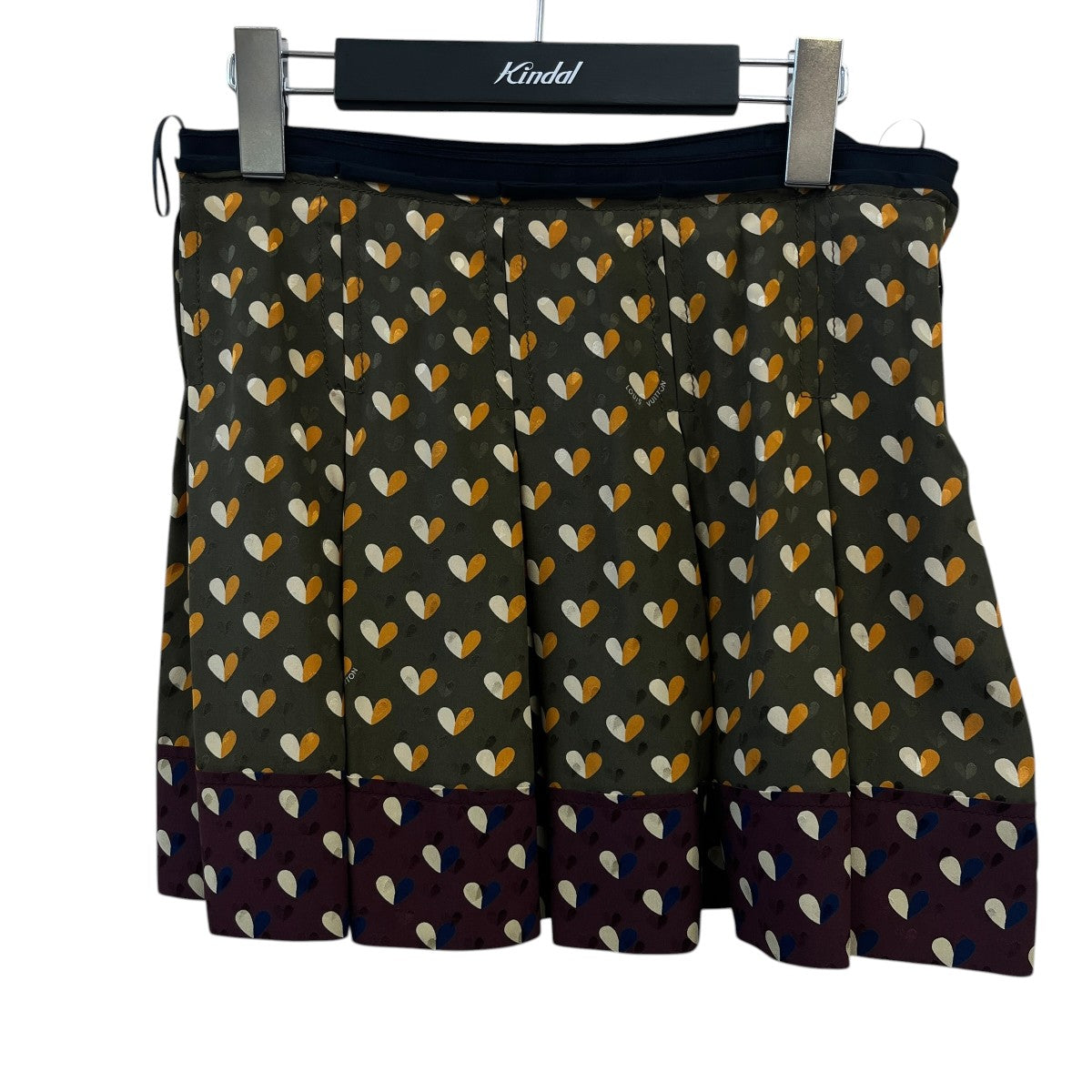LOUIS VUITTON ハート柄シルクスカートWRSK09S6L 古着・中古-1枚目のアイテム画像
