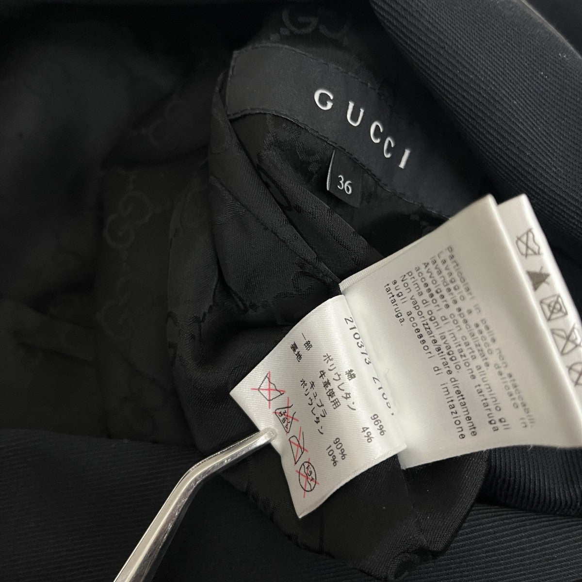 GUCCI テーラードジャケット210373 古着・中古-5枚目のアイテム画像
