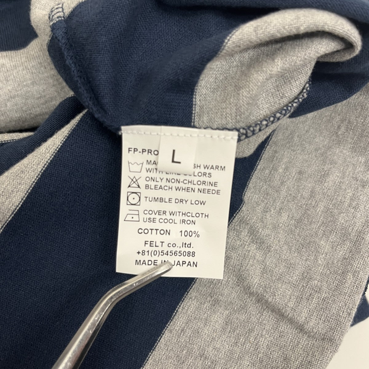 FUTURE PRIMITIVE ボーダーモックネックカットソー 古着・中古-5枚目のアイテム画像