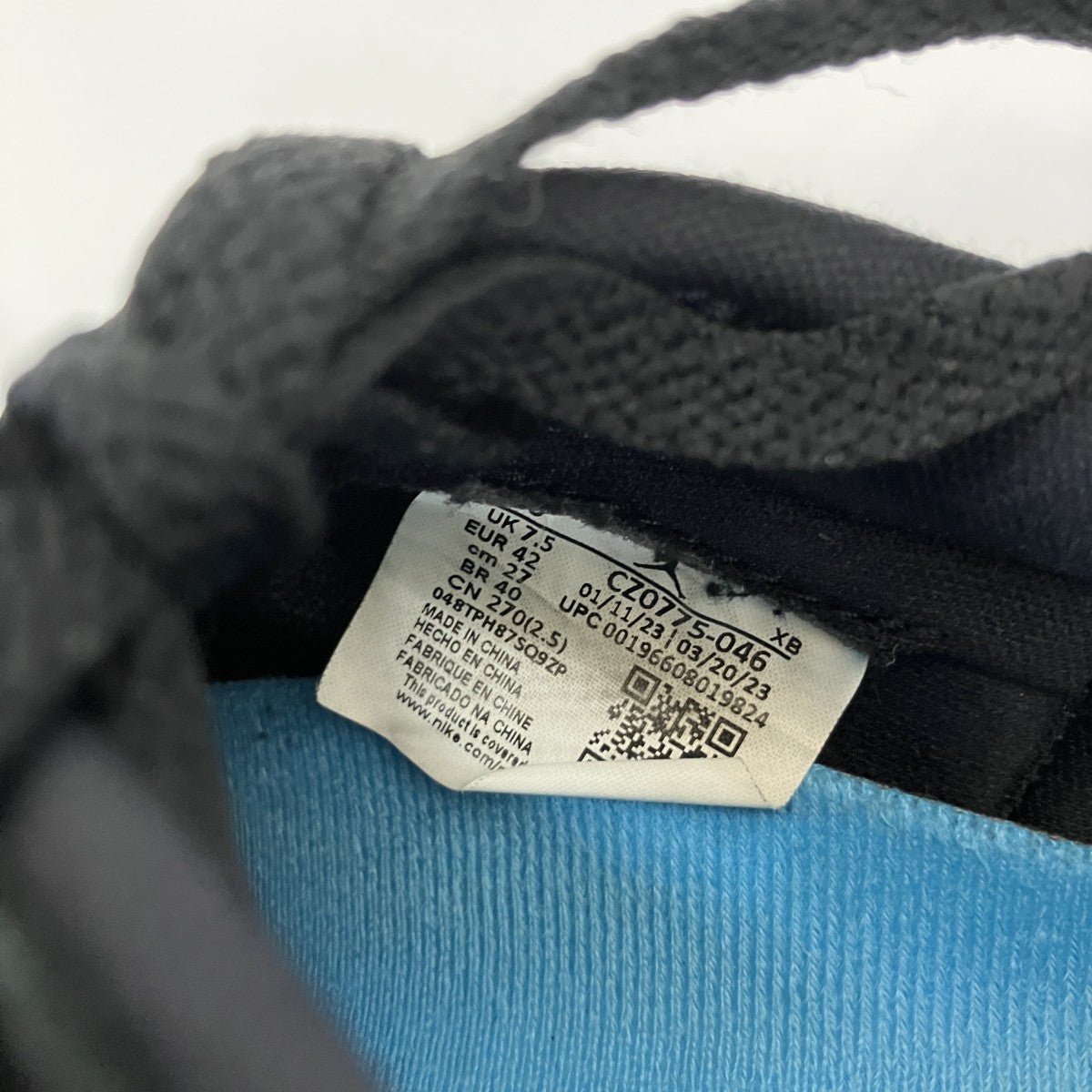 NIKE Air Jordan 1 Retro Low OG NC to ChiローカットスニーカーCZ0775-046 古着・中古-7枚目のアイテム画像