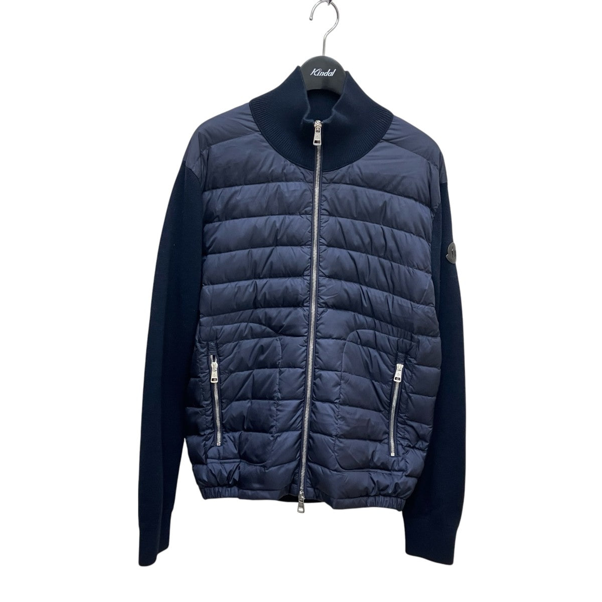 MONCLER ニット切替ダウンジャケットC20919412701 94666 古着・中古-1枚目のアイテム画像
