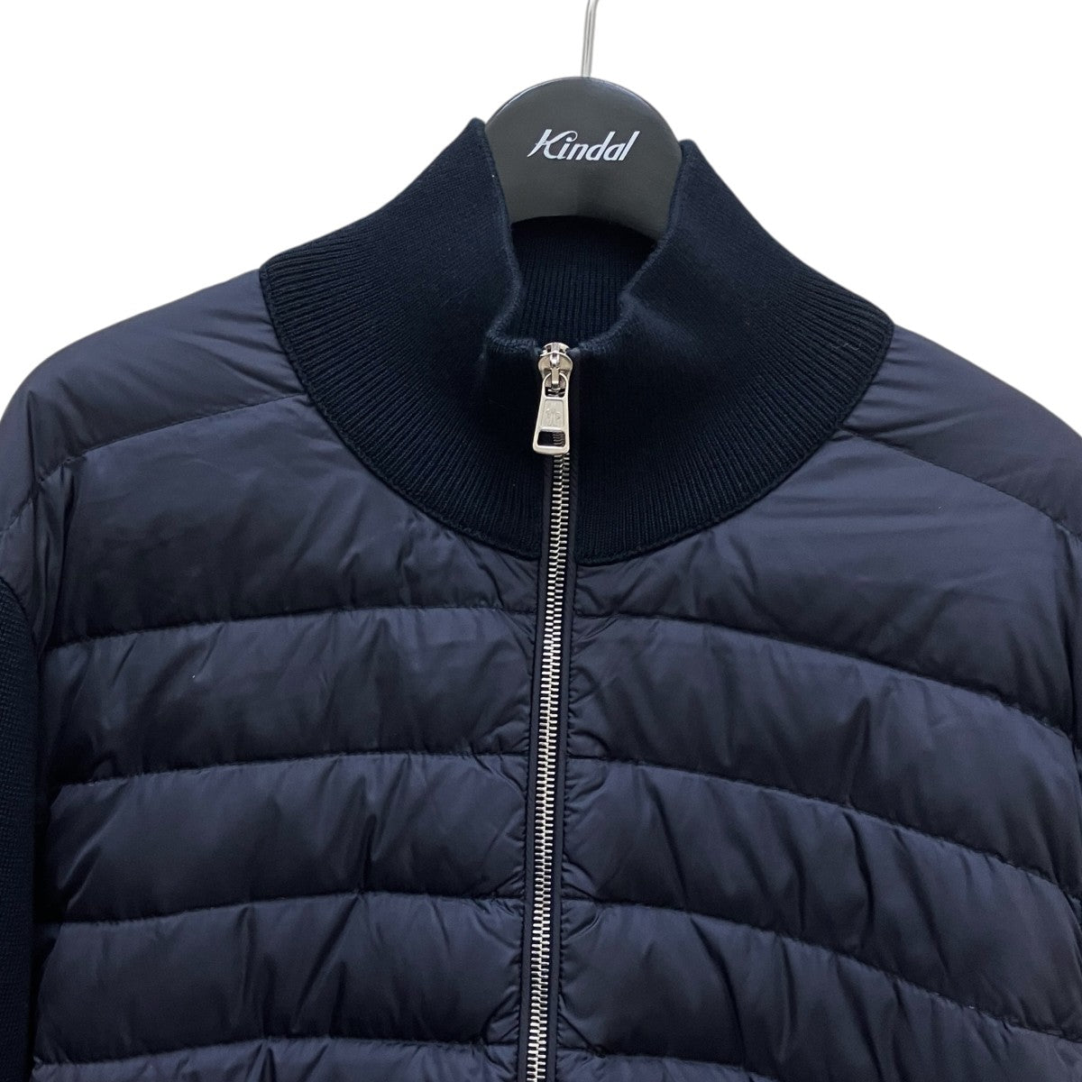 MONCLER ニット切替ダウンジャケットC20919412701 94666 古着・中古-2枚目のアイテム画像