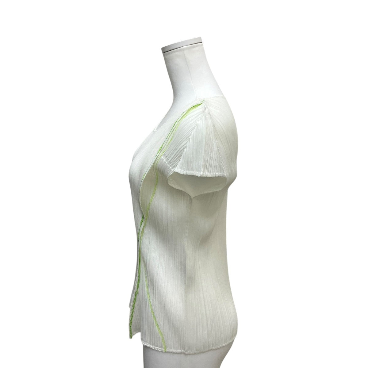 PLEATS PLEASE キャップスリーブブラウスPP81-JK702 古着・中古-4枚目のアイテム画像
