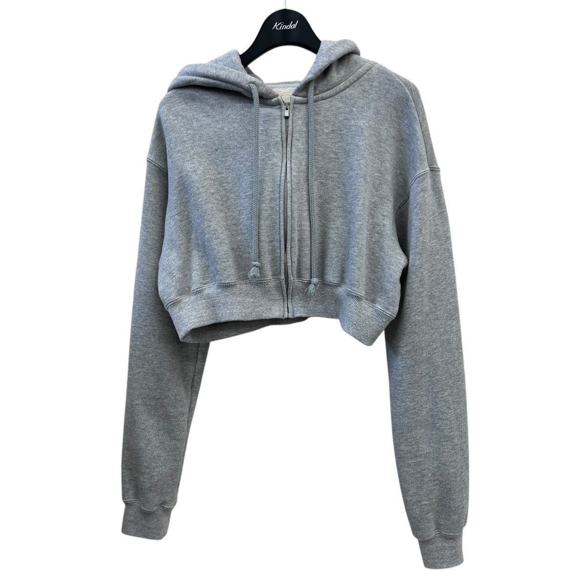 BIOTOP cotton zip hoodieショートジップパーカーEEK-05000-A 古着・中古-1枚目のアイテム画像