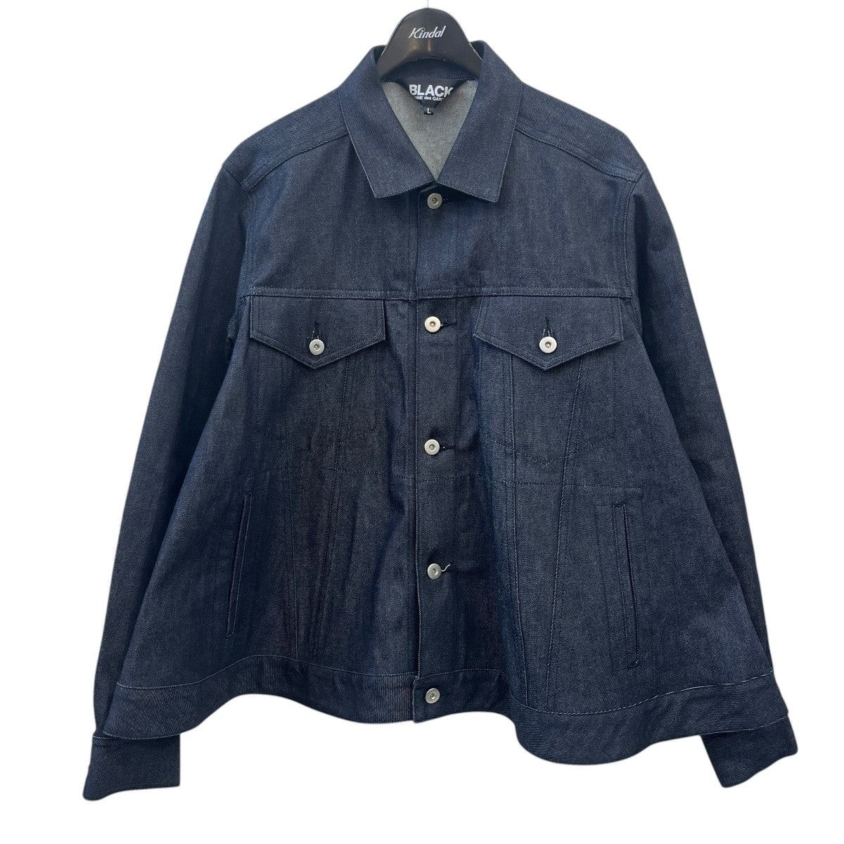 BLACK COMME des GARCONS 12ozデニムジャケットデニムジャケット1Q-J001 古着・中古-1枚目のアイテム画像