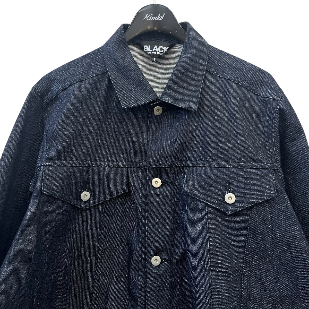 BLACK COMME des GARCONS 12ozデニムジャケットデニムジャケット1Q-J001 古着・中古-3枚目のアイテム画像
