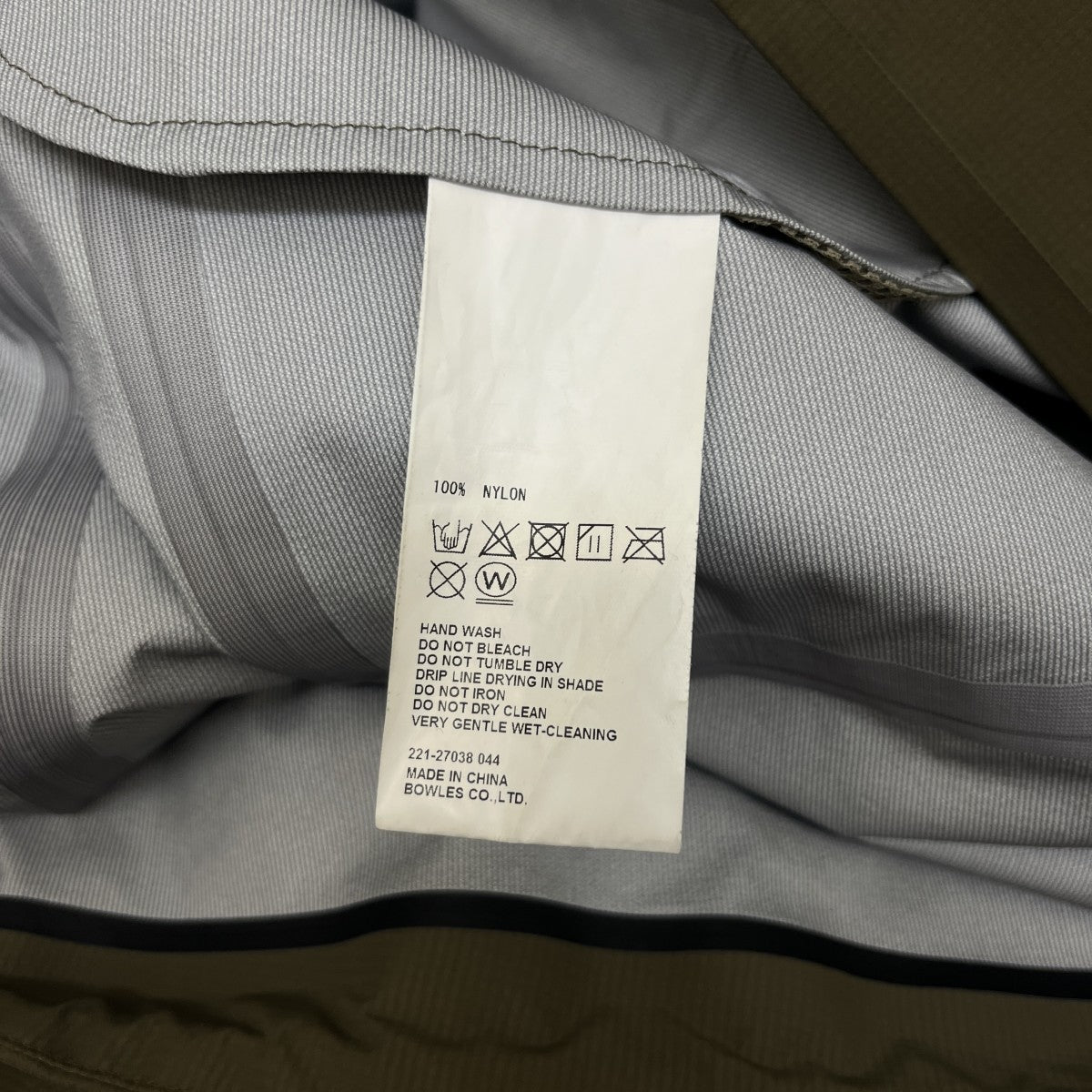 22SSRIDING COATロングコート221-27038 044