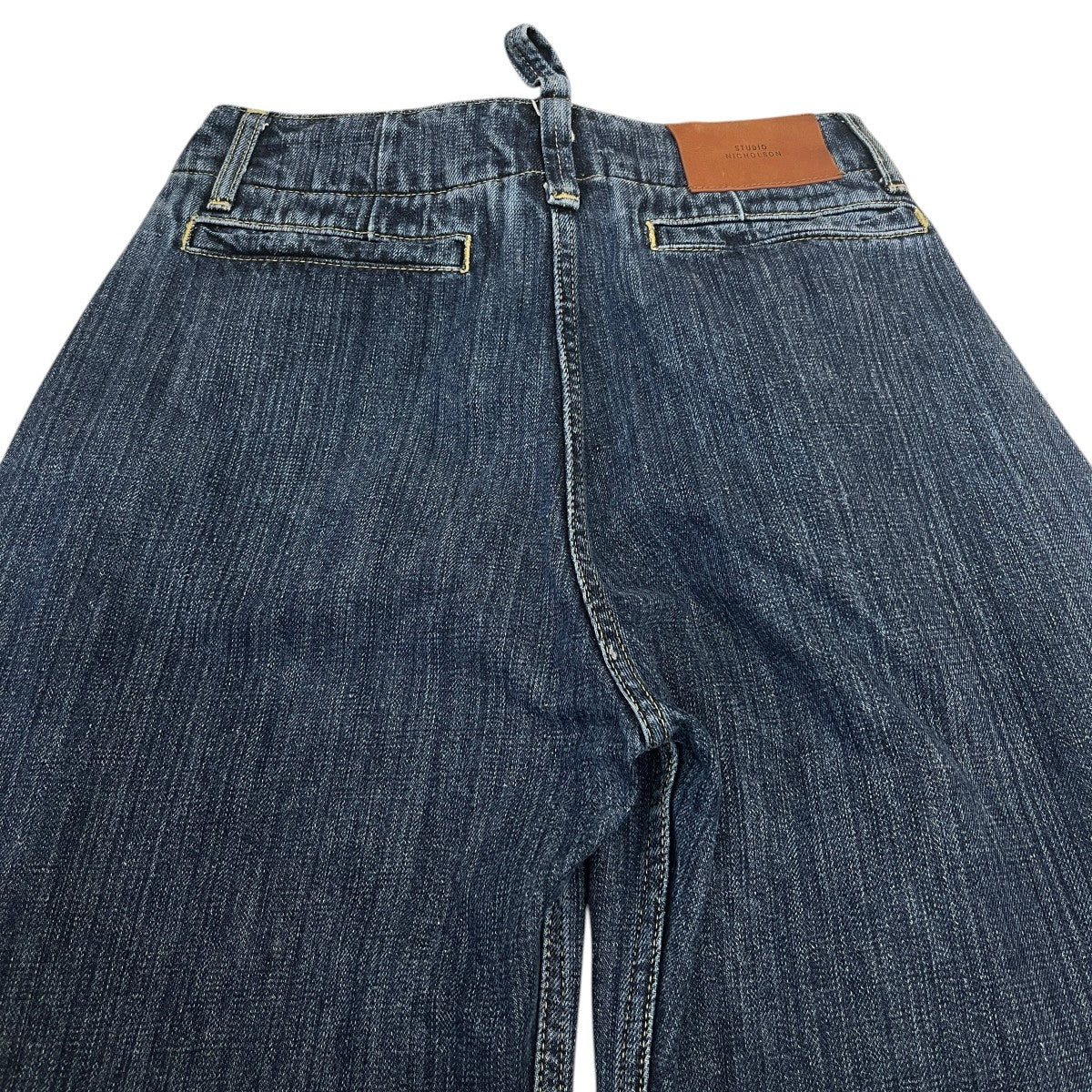 STUDIO NICHOLSON AKERMAN WASHED DENIMデニムパンツ52-10-732005 古着・中古-4枚目のアイテム画像