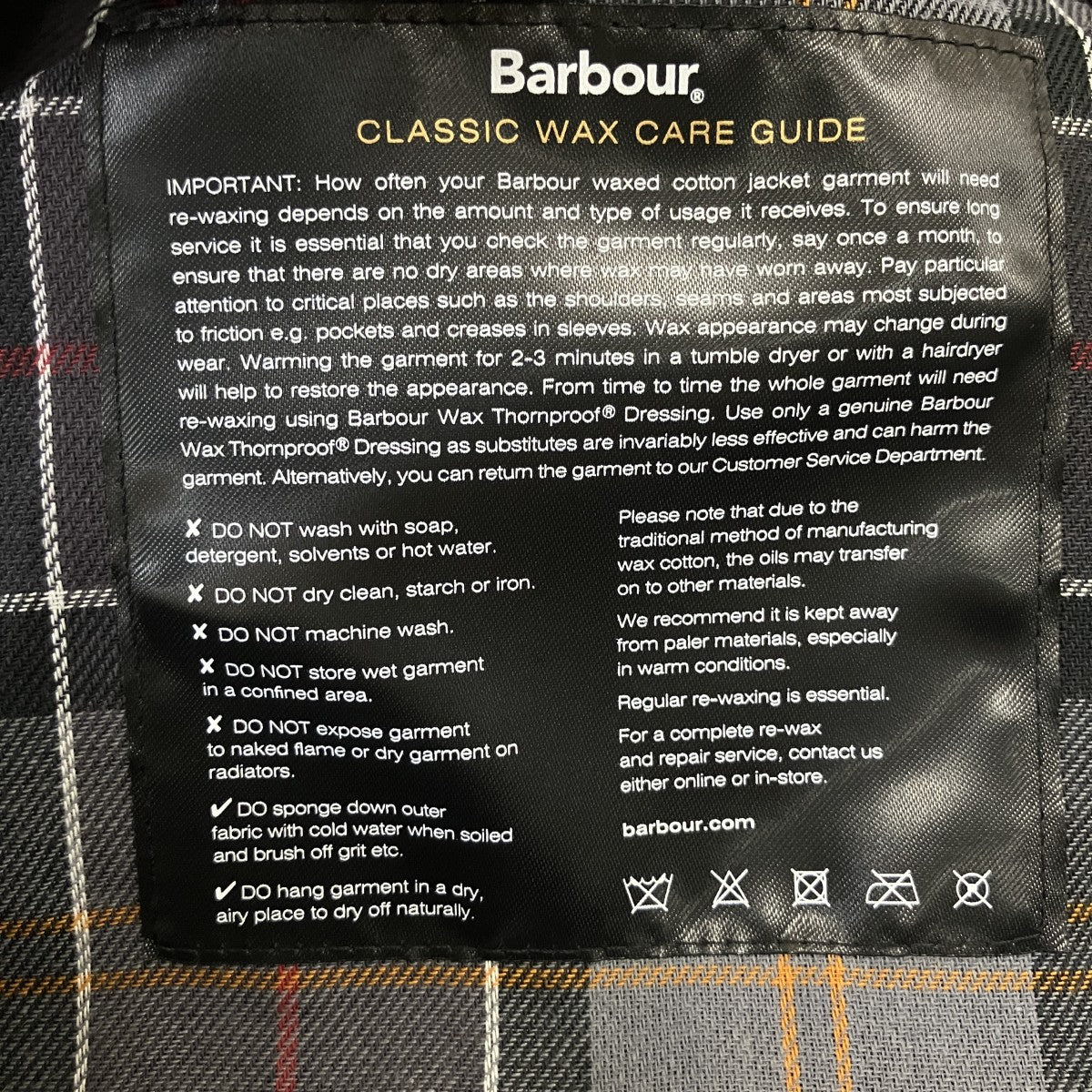 Barbour オイルドジャケット252MWX2497 古着・中古-6枚目のアイテム画像