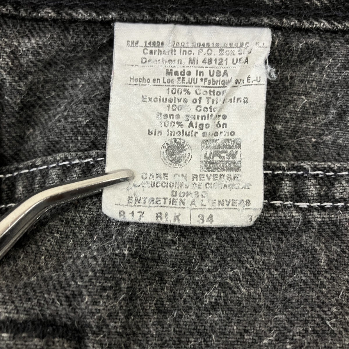 CarHartt デニムパンツ 古着・中古-5枚目のアイテム画像
