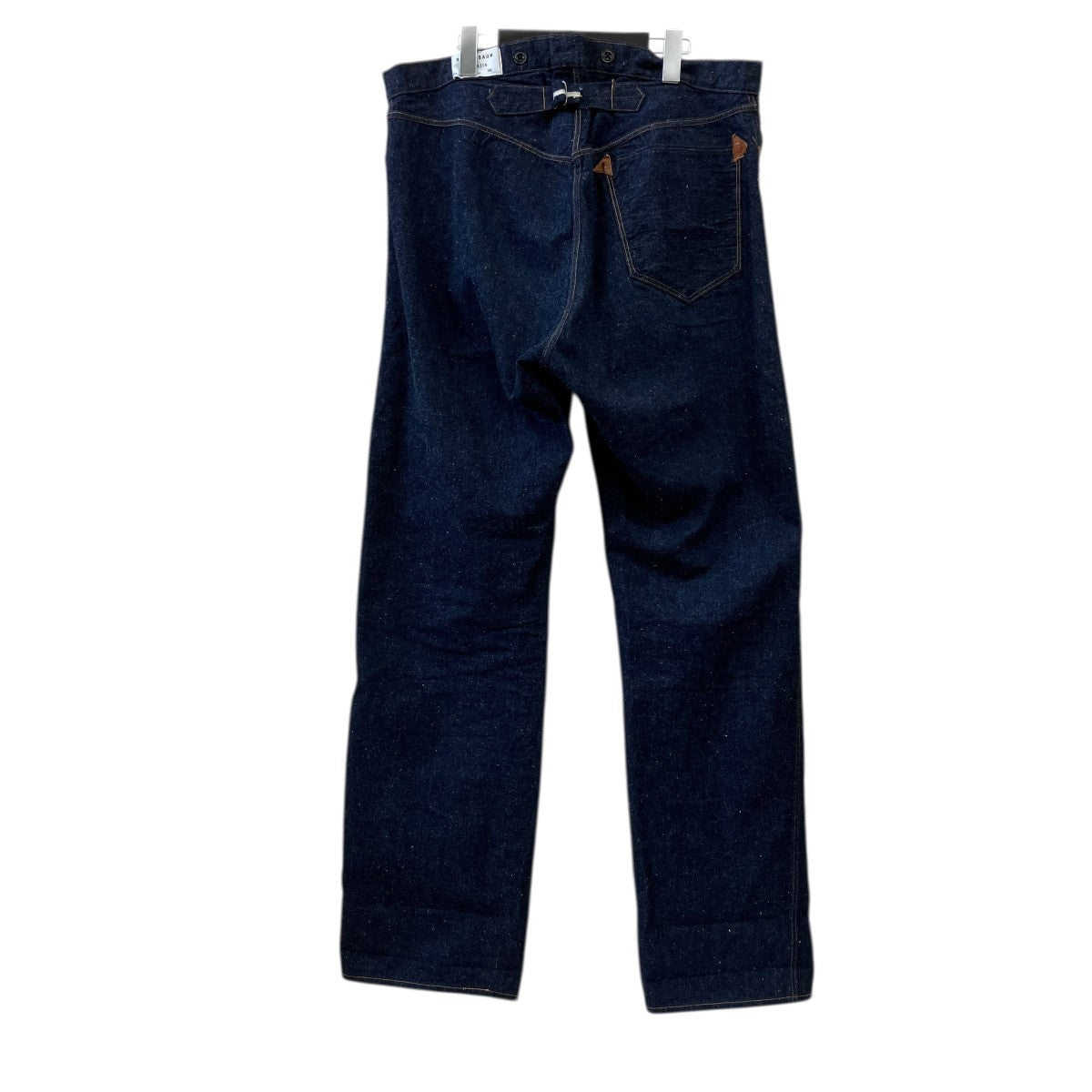 WAREHOUSE 1874 3POCKET HEAVY LEATHER BOUND OVERALLデニムパンツ1228 古着・中古-2枚目のアイテム画像
