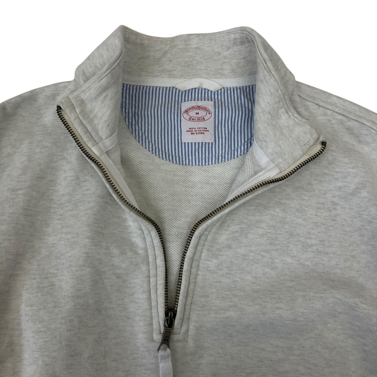 BROOKS BROTHERS ハーフジップパーカー 古着・中古-3枚目のアイテム画像