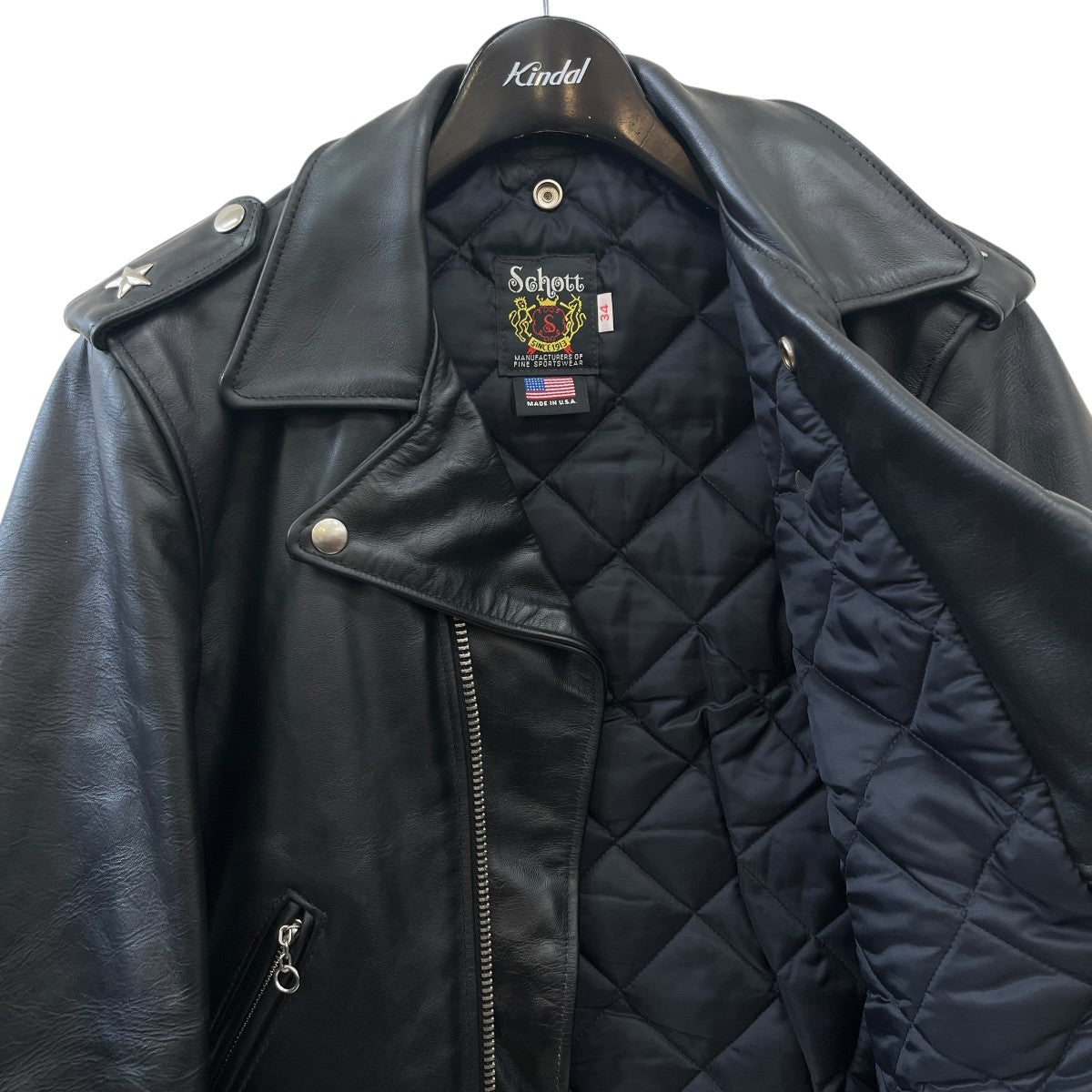 Schott ライダースジャケット7007 古着・中古-3枚目のアイテム画像