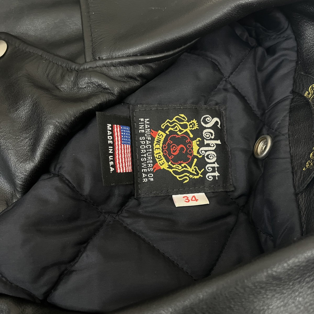 Schott ライダースジャケット7007 古着・中古-5枚目のアイテム画像