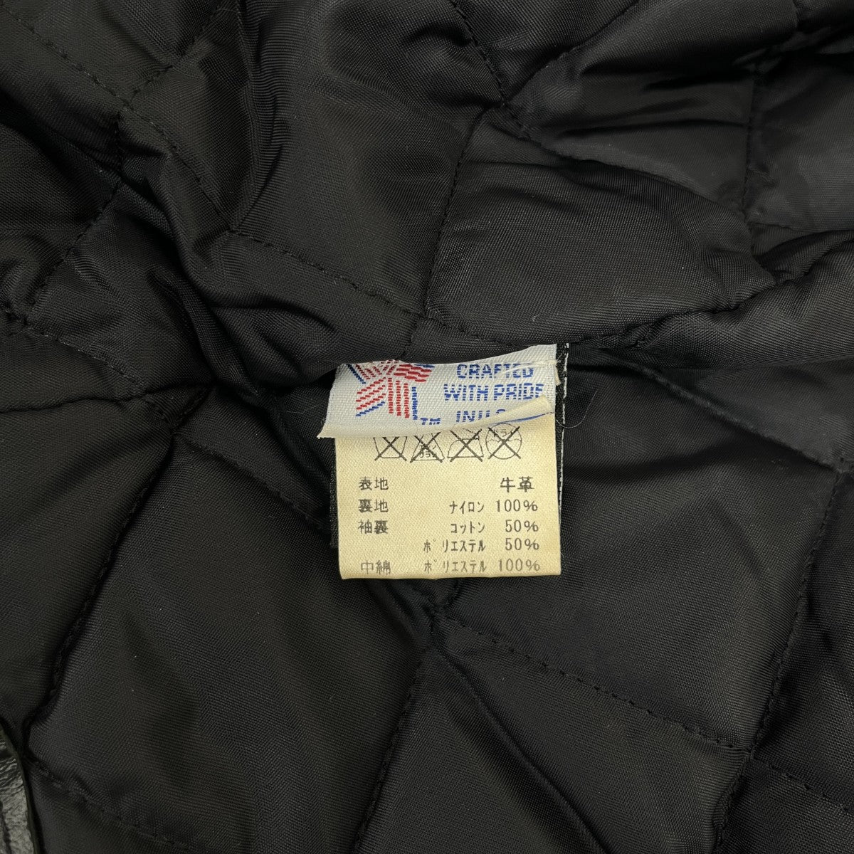 Schott ライダースジャケット7007 古着・中古-6枚目のアイテム画像
