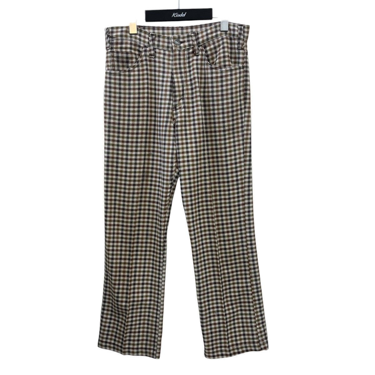 LEVI’S STAPREST 70’ｓvintage 517チェックブーツカットパンツ 古着・中古-1枚目のアイテム画像