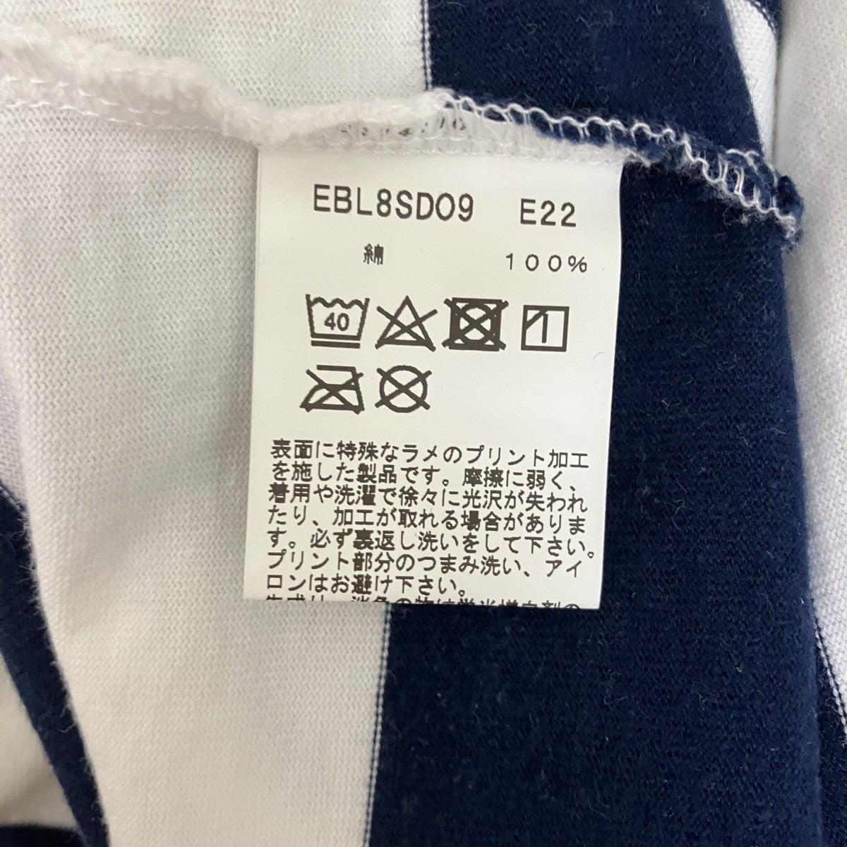 ボーダーTシャツEBL8SD09