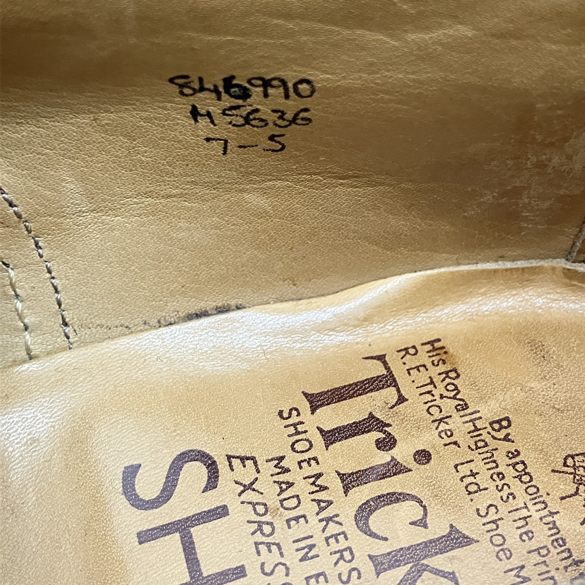 Tricker’s×SHIPS レザーシューズ846990 古着・中古-6枚目のアイテム画像