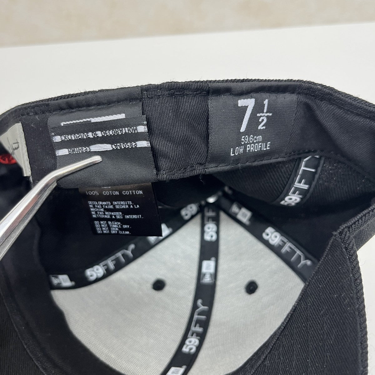 YOHJI YAMAMOTO×New Era 無地キャップHH-H59-160 古着・中古-5枚目のアイテム画像