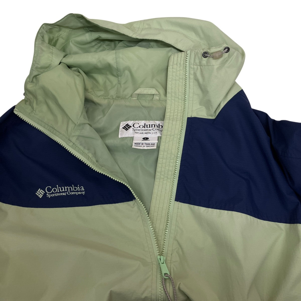 Columbia 90s バイカラー無地マウンテンパーカー 古着・中古-3枚目のアイテム画像