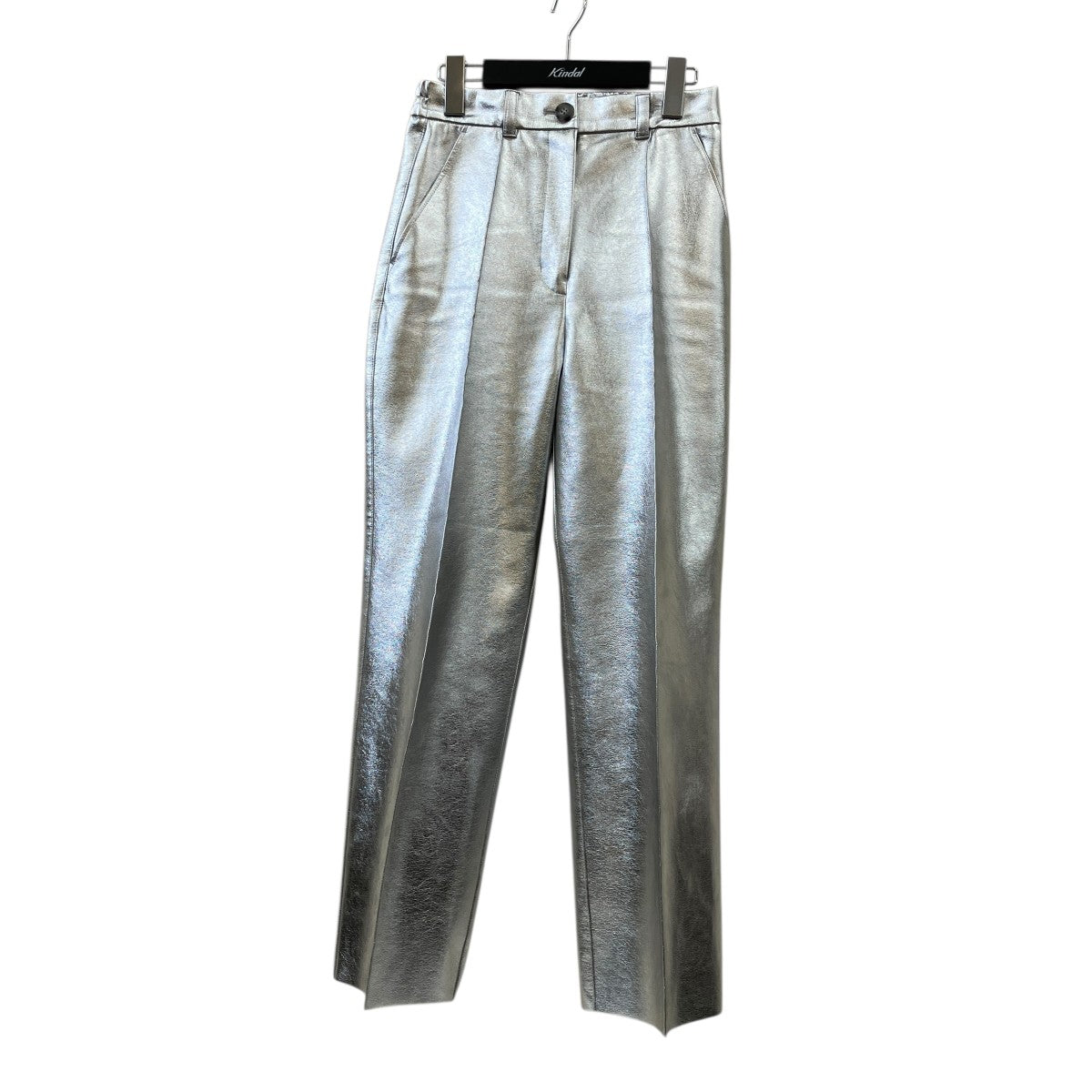 CITYSHOP センタープリーツシルバーパンツ23030042204030 古着・中古-1枚目のアイテム画像