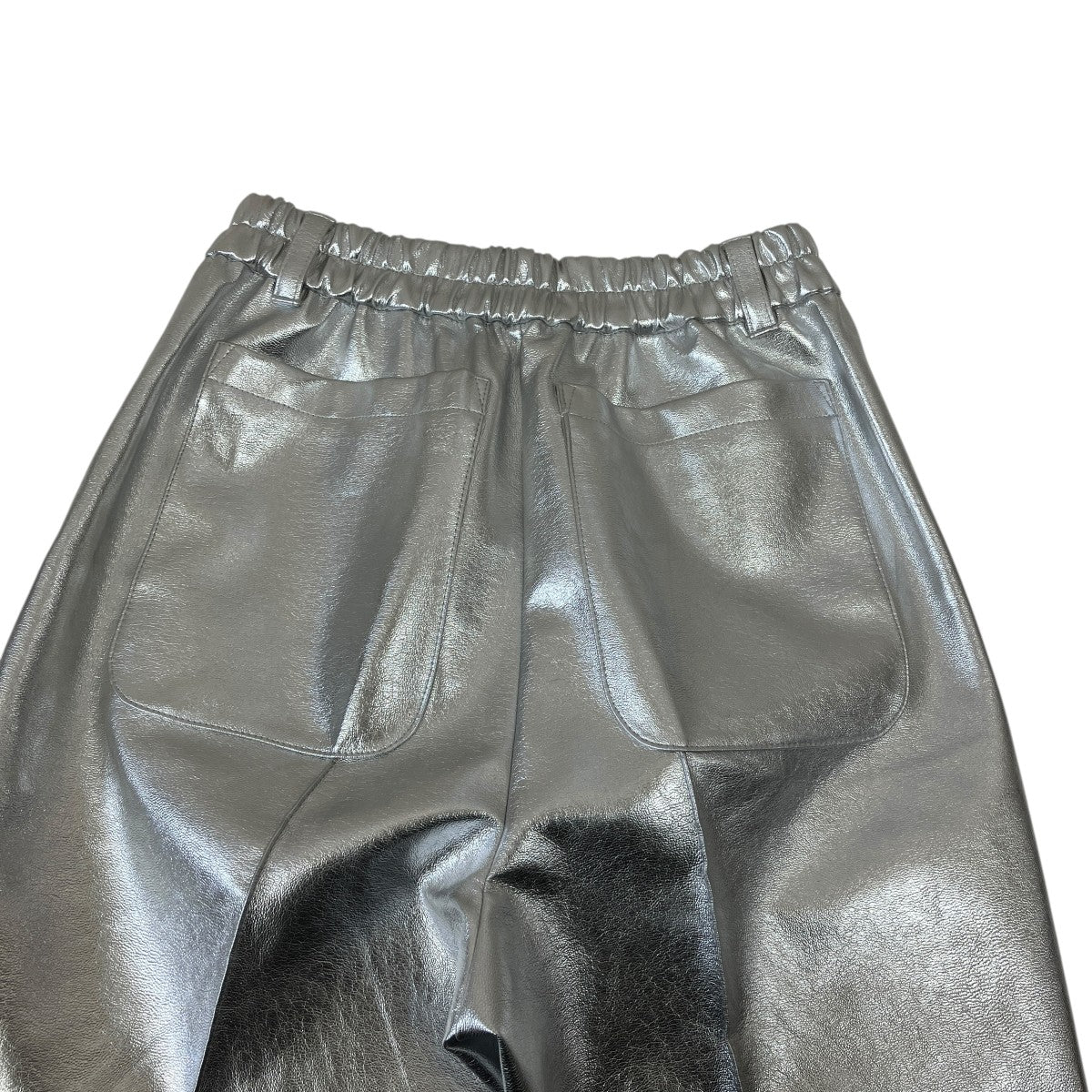 CITYSHOP センタープリーツシルバーパンツ23030042204030 古着・中古-4枚目のアイテム画像