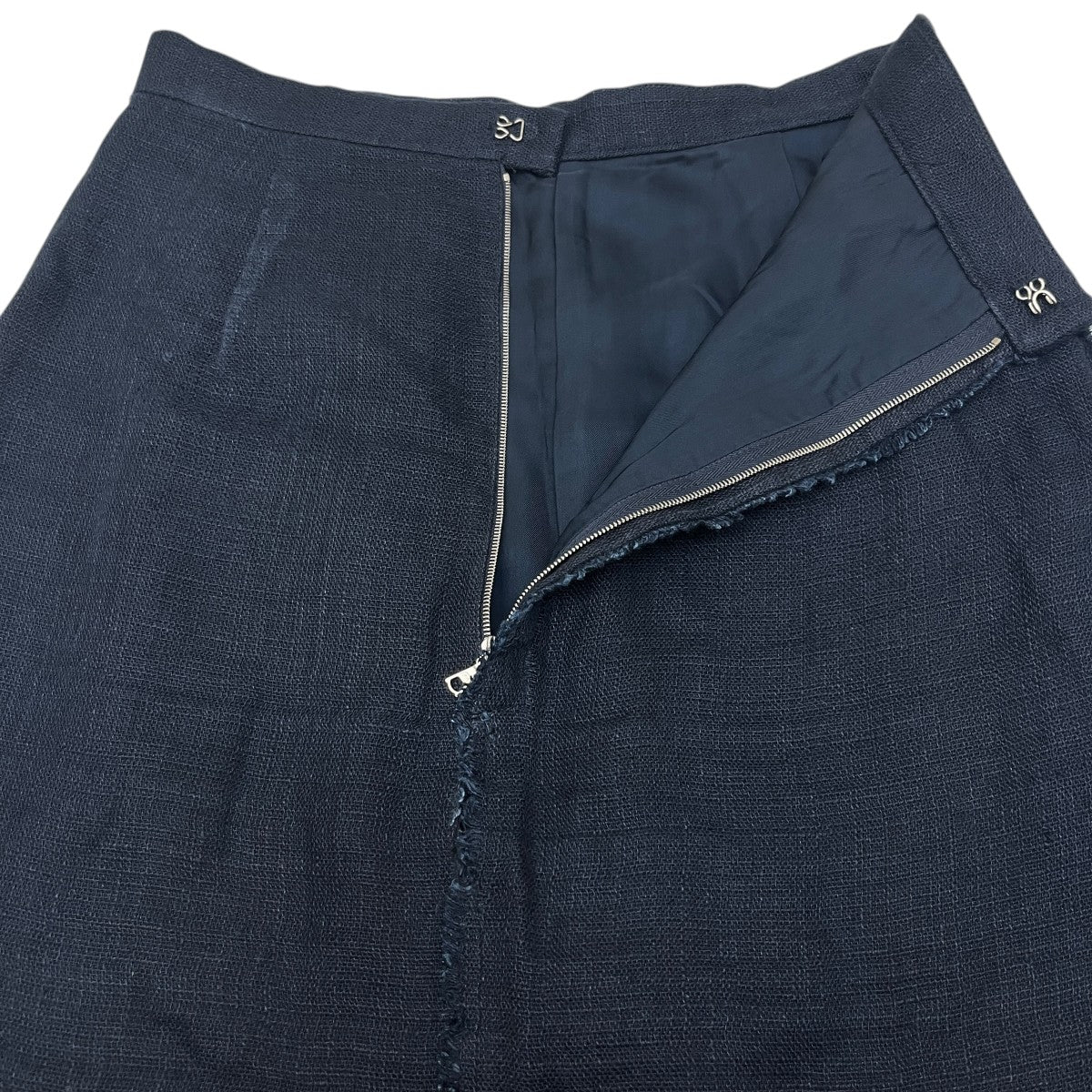 AURALEE リネンロングスカートA20SS06WL 古着・中古-4枚目のアイテム画像