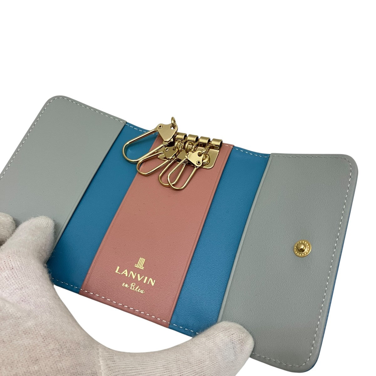 LANVIN en Bleu キーケース 古着・中古-4枚目のアイテム画像