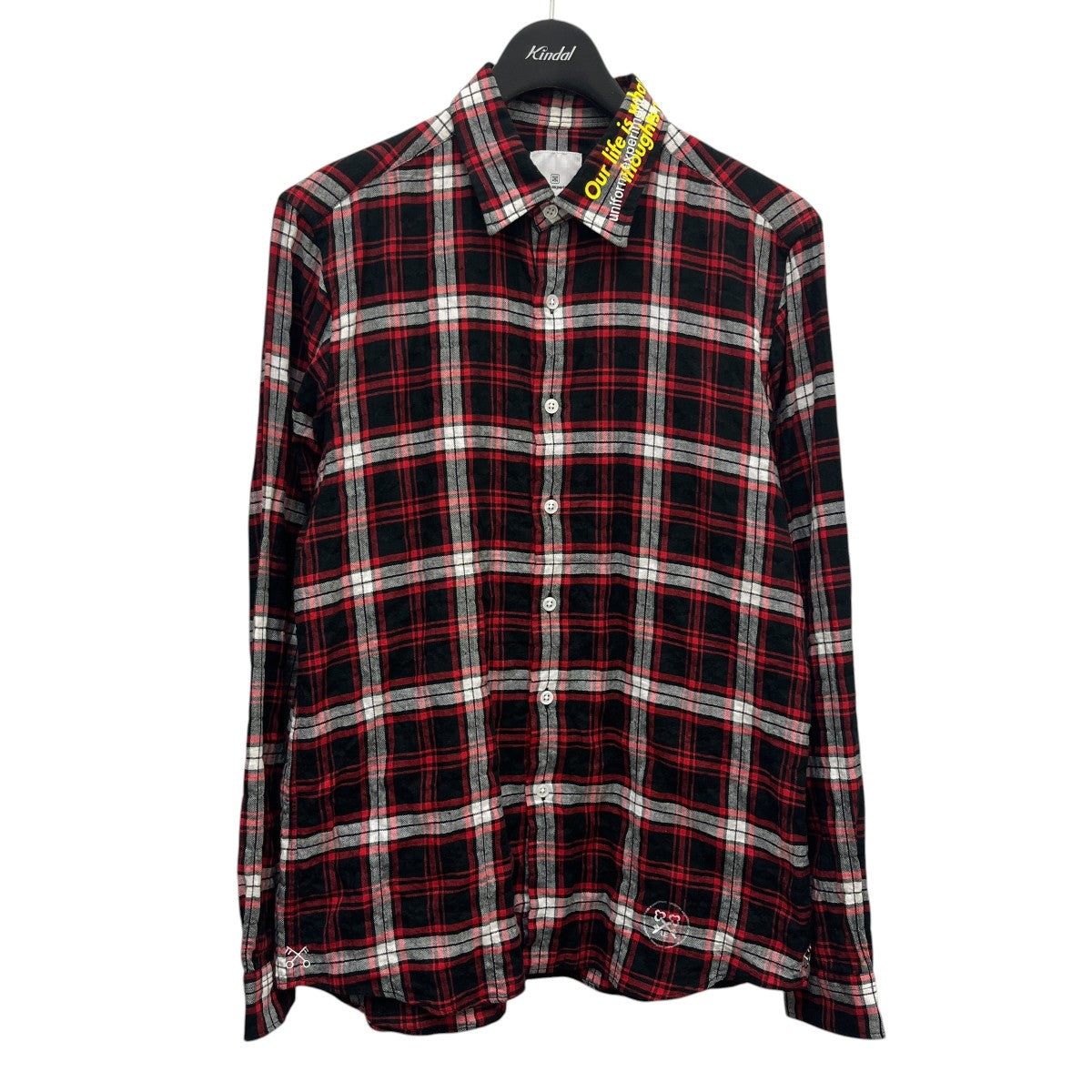 uniform experiment チェック長袖シャツUE-180014 古着・中古-1枚目のアイテム画像
