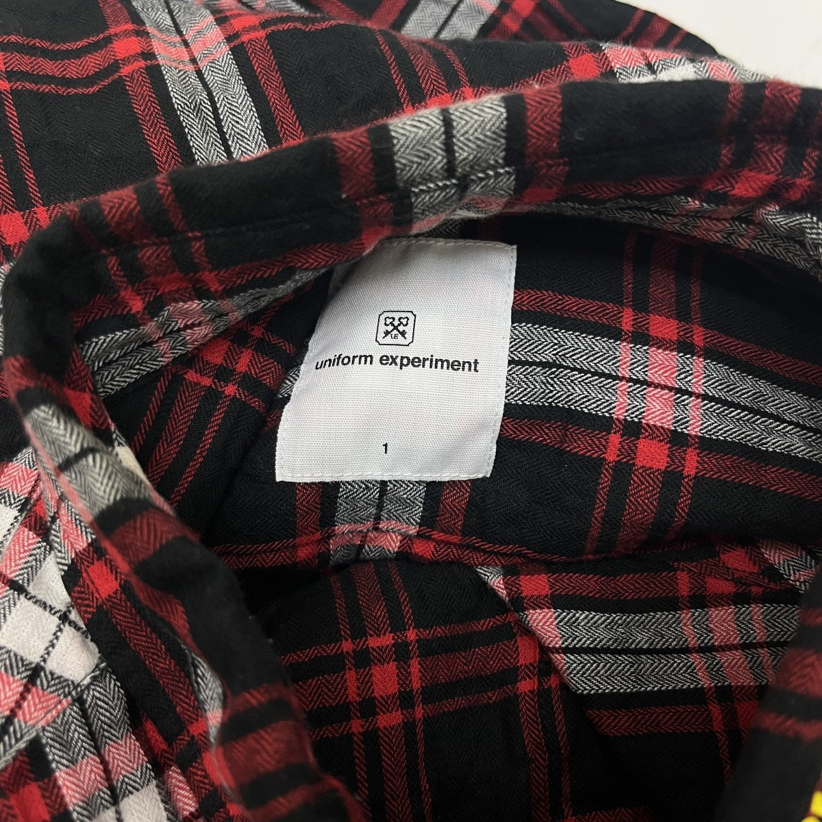uniform experiment チェック長袖シャツUE-180014 古着・中古-5枚目のアイテム画像