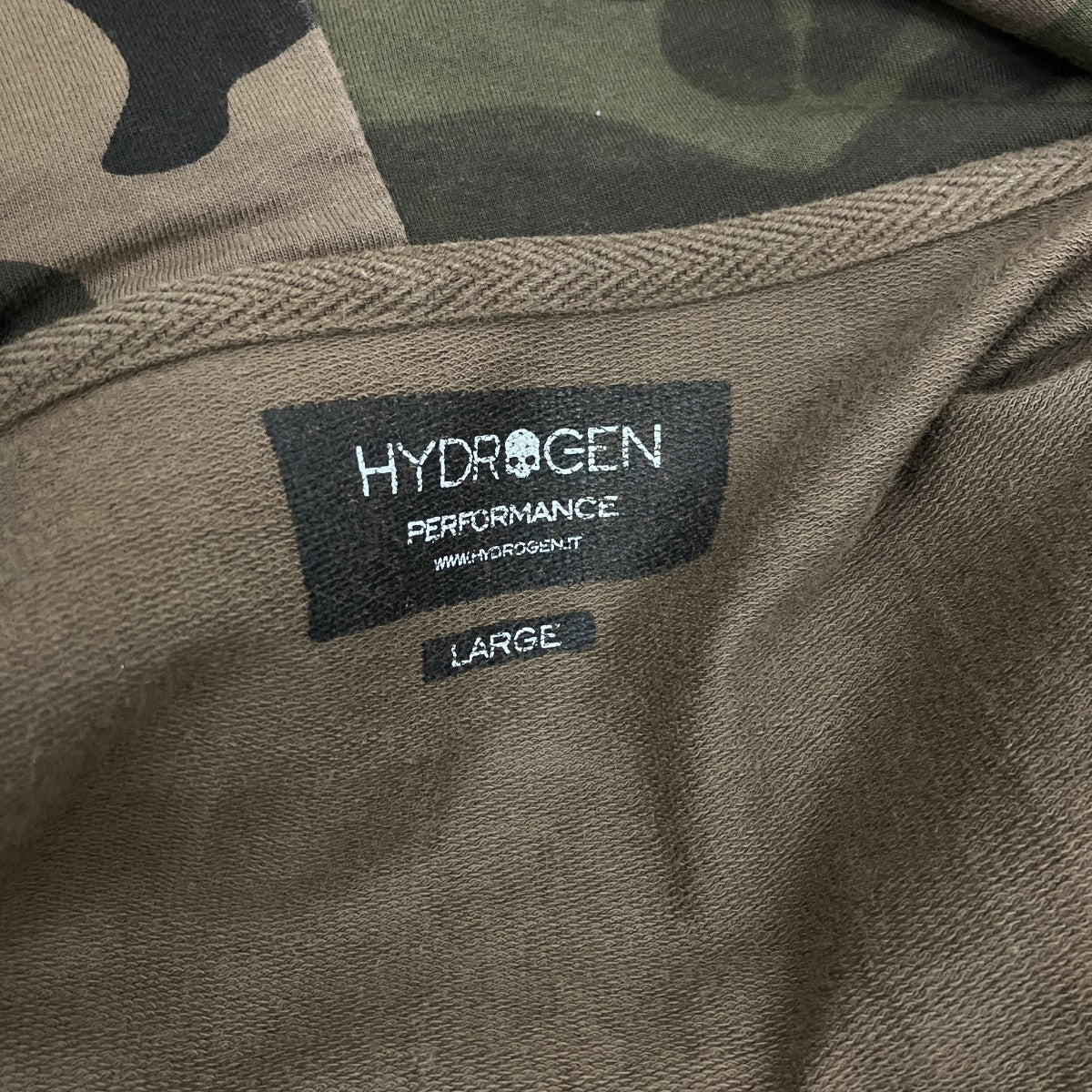 HYDROGEN カモフラージュジップパーカー 古着・中古-5枚目のアイテム画像