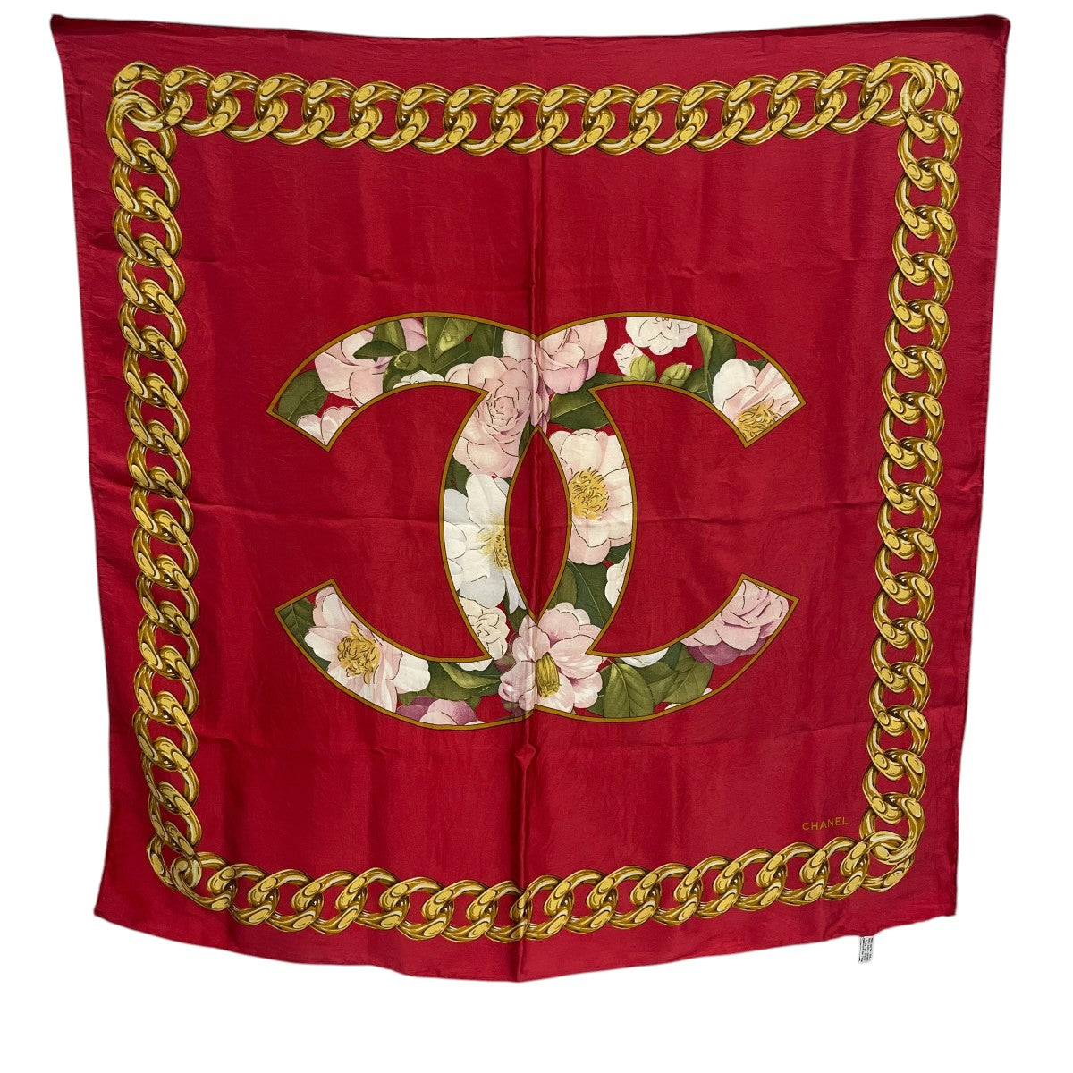 CHANEL シルクスカーフ 古着・中古-1枚目のアイテム画像