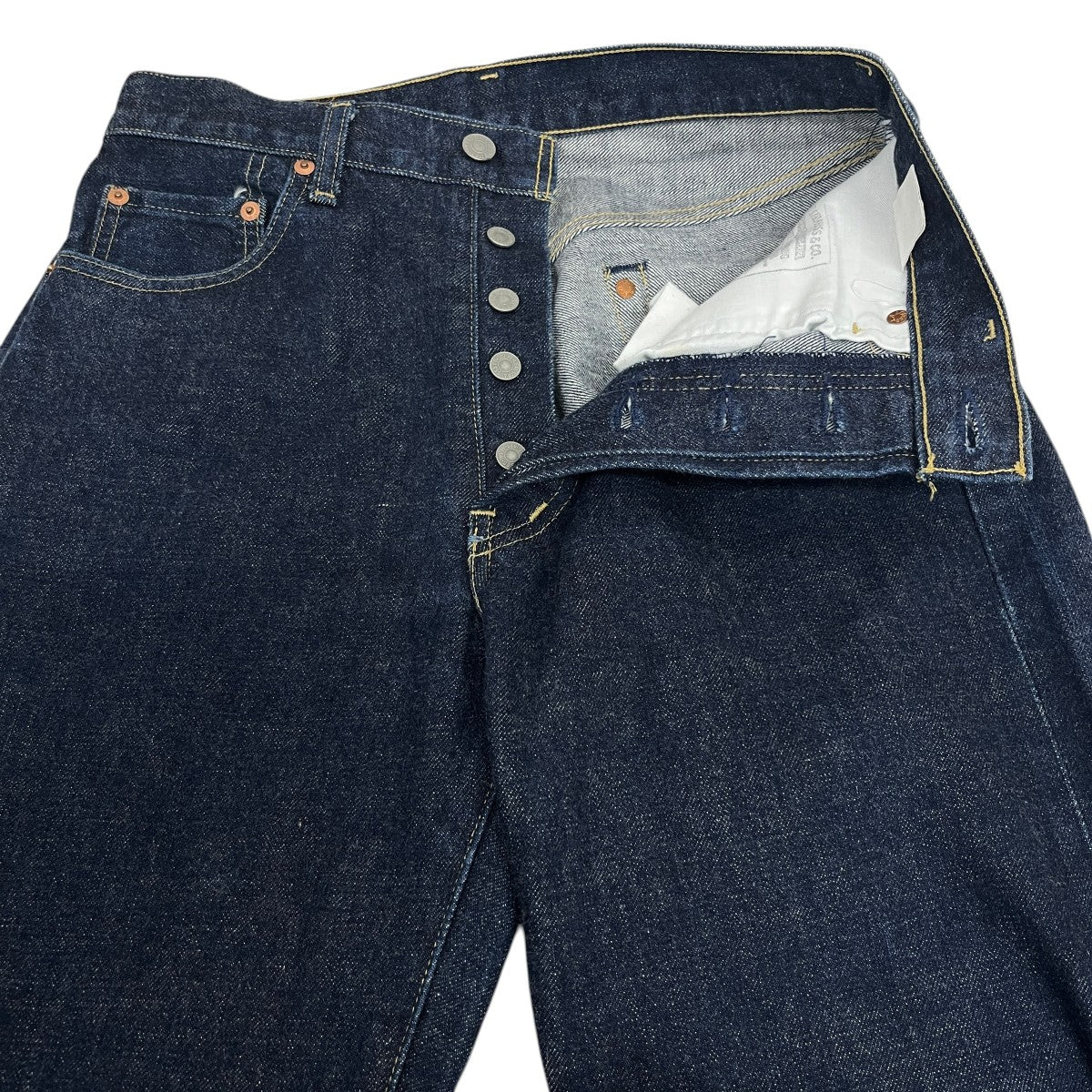 LEVI’S 503BXX 90’ｓ BIGE 赤耳 復刻日本製デニムパンツ 古着・中古-3枚目のアイテム画像