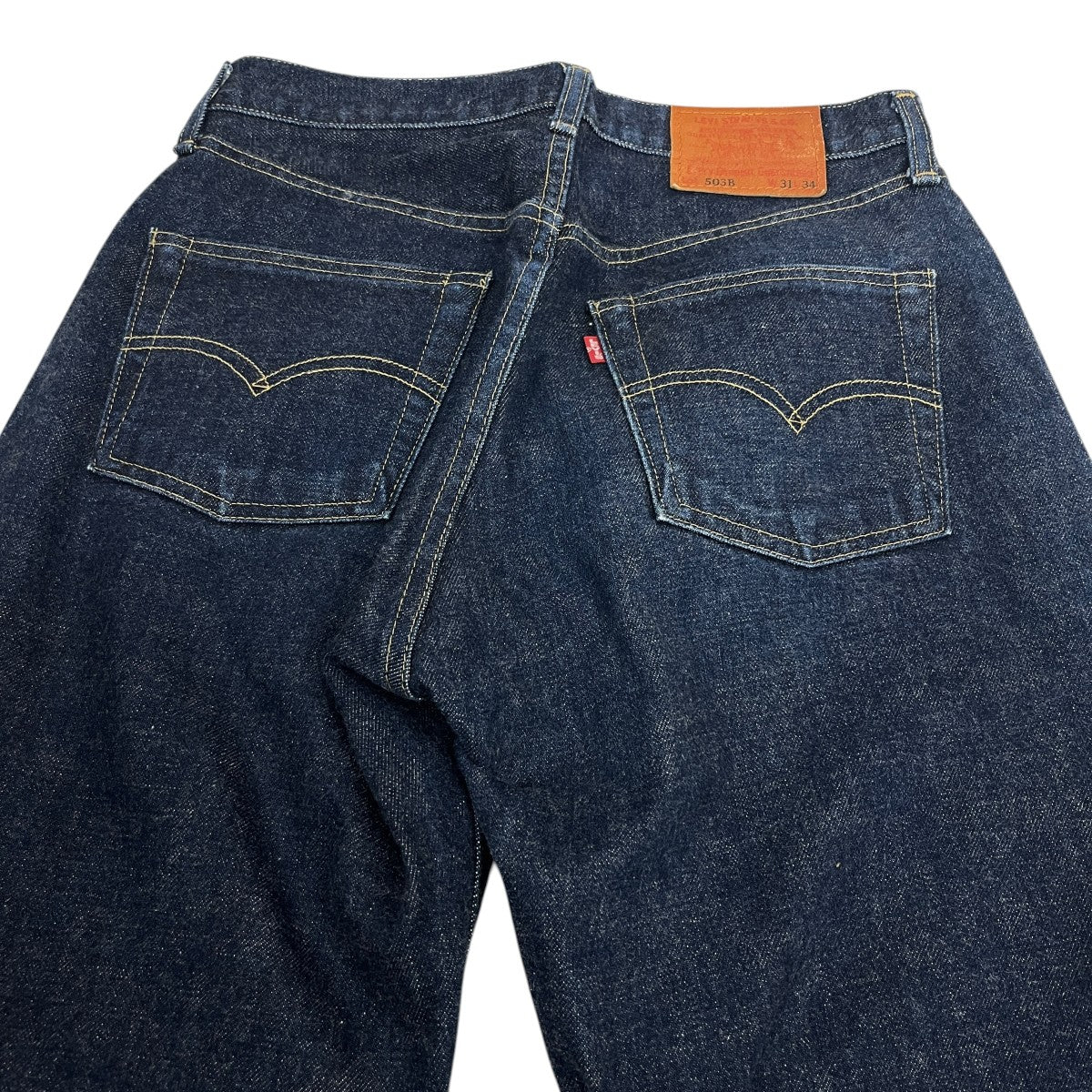 LEVI’S 503BXX 90’ｓ BIGE 赤耳 復刻日本製デニムパンツ 古着・中古-4枚目のアイテム画像