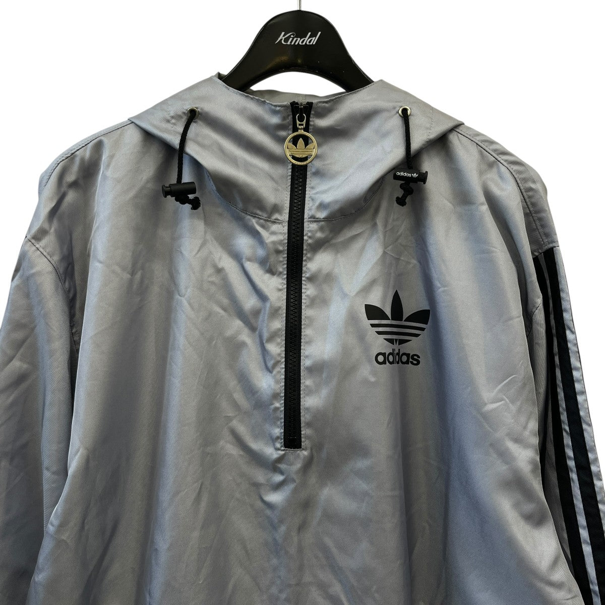adidas 90’ｓvintageアノラックパーカー 古着・中古-3枚目のアイテム画像