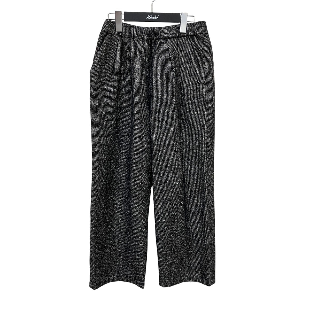 カラーネップ ツイードストレートパンツ2TUCK21AW2
