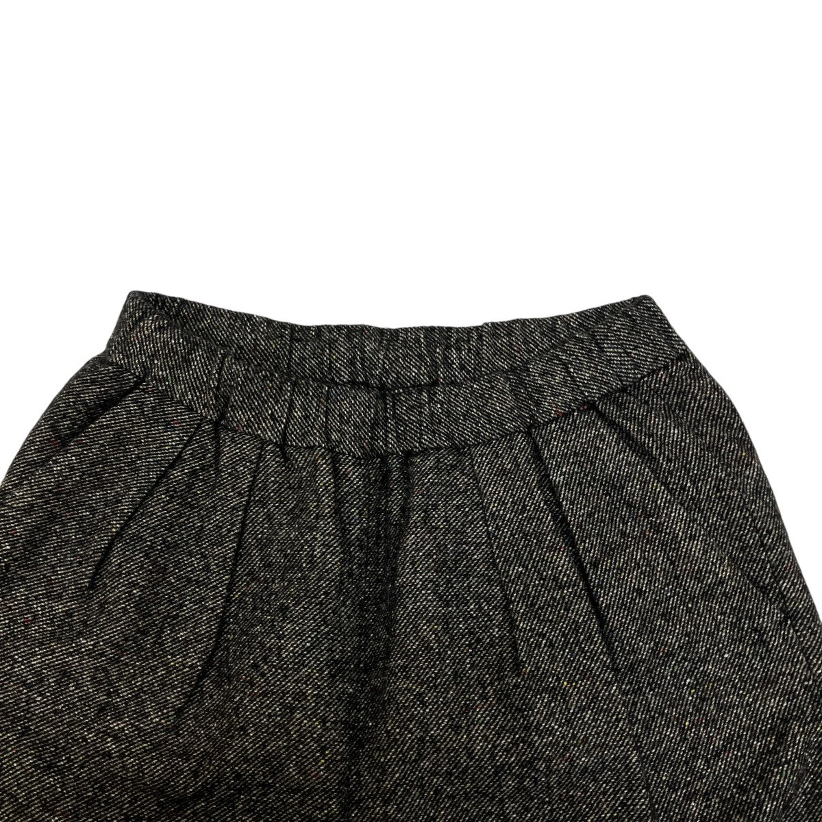 カラーネップ ツイードストレートパンツ2TUCK21AW2