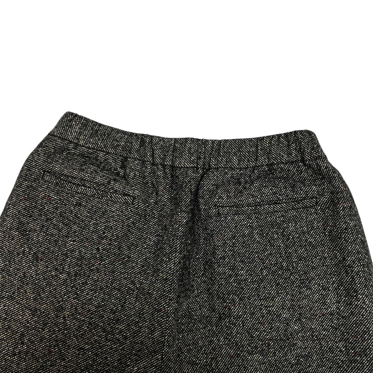 カラーネップ ツイードストレートパンツ2TUCK21AW2