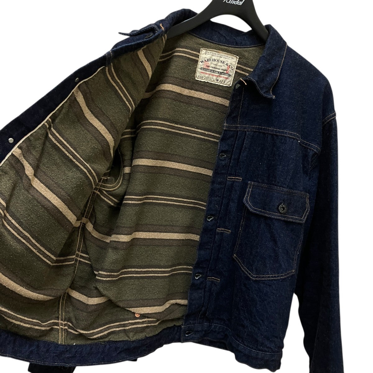 WAREHOUSE 2019JS 1st denim jacketデニムジャケット 古着・中古-6枚目のアイテム画像