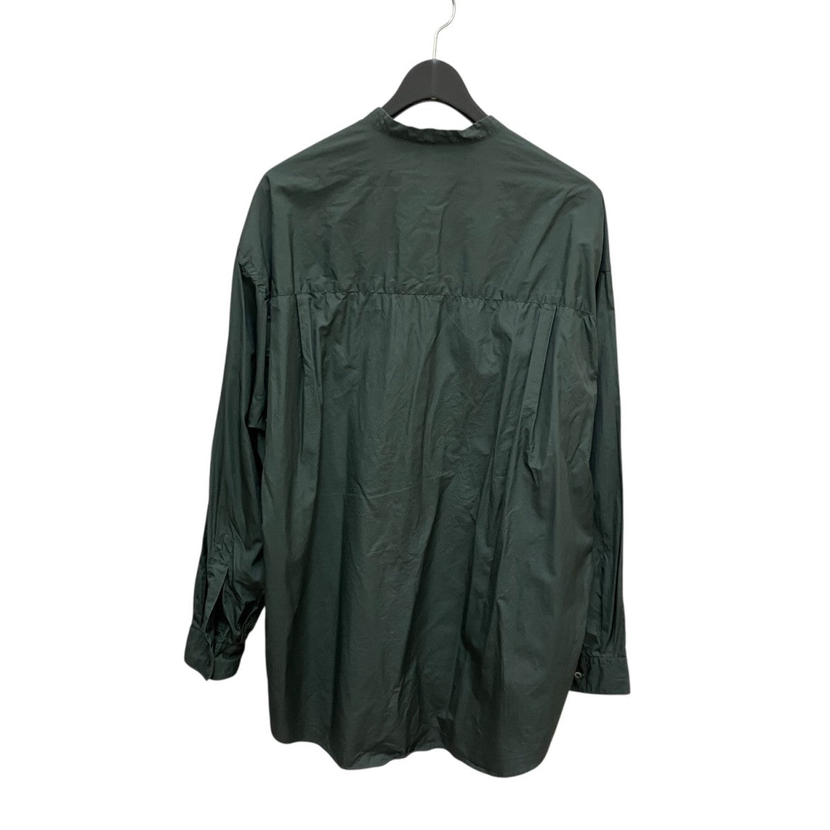 Graphpaper BROAD OVERSIZED L S BAND COLLAR SHIRT長袖シャツGM211-50111B 古着・中古-3枚目のアイテム画像
