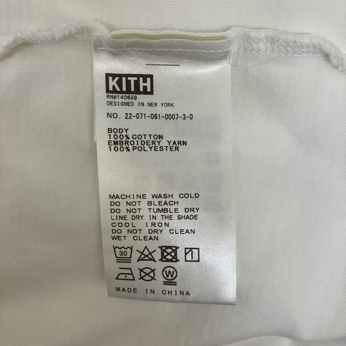KITH(キス) 半袖Tシャツ ホワイト サイズ L｜【公式】カインドオル