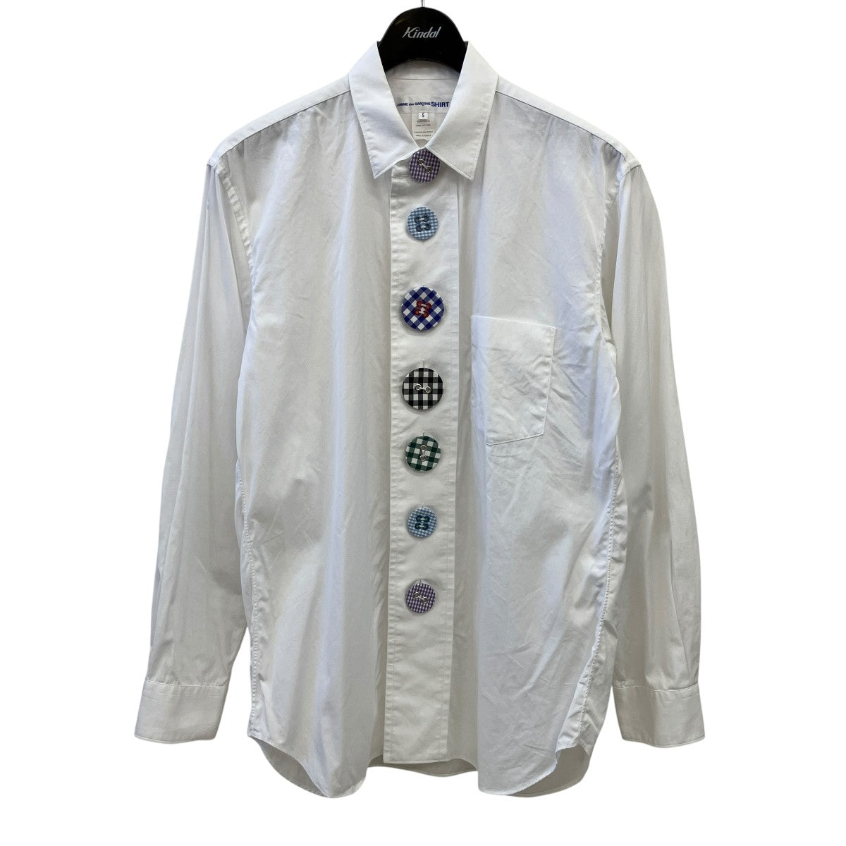 COMME des GARCONS SHIRT 長袖シャツS27078 古着・中古-1枚目のアイテム画像