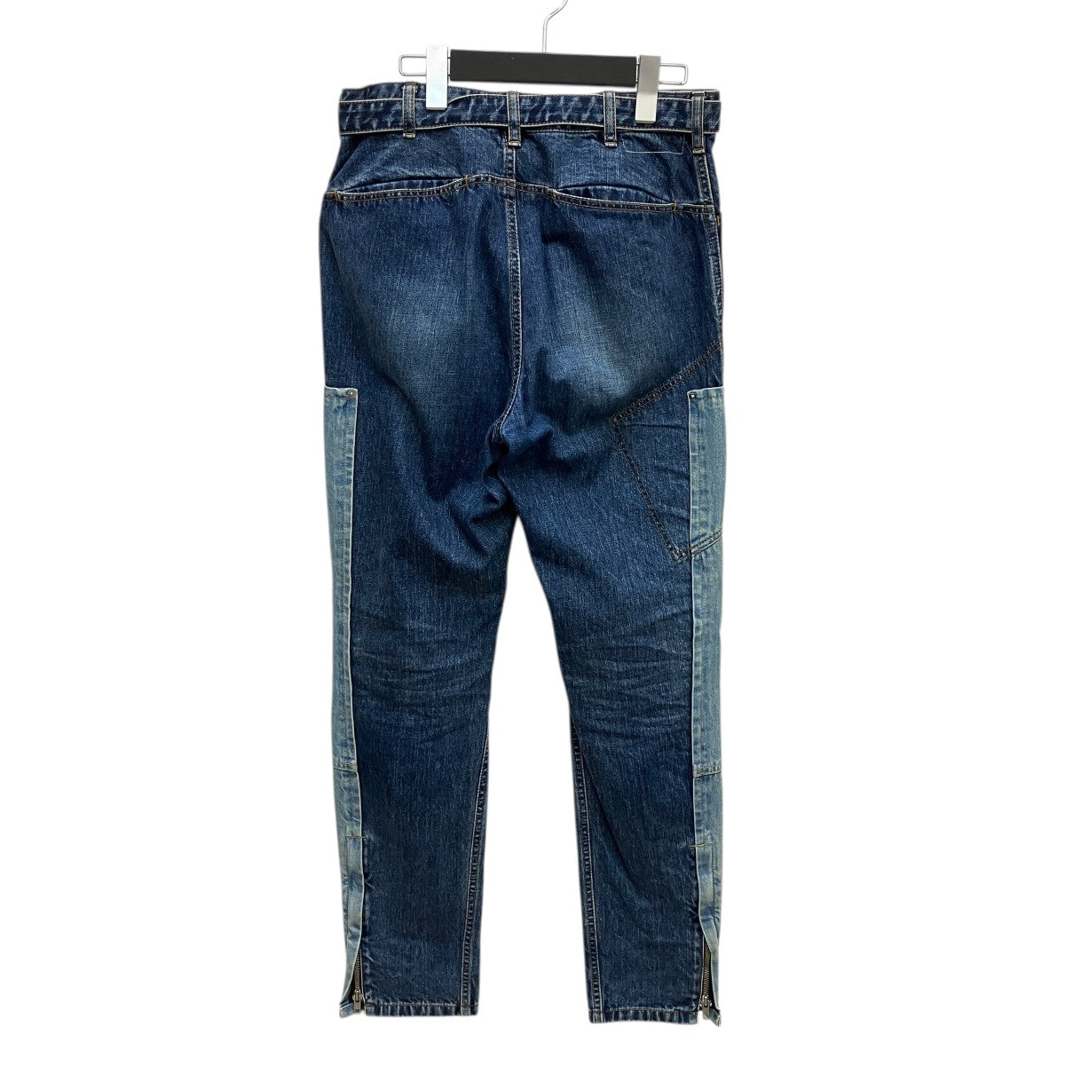 sacai ルテッドダブルニーベルト付デニムパンツ 古着・中古-2枚目のアイテム画像